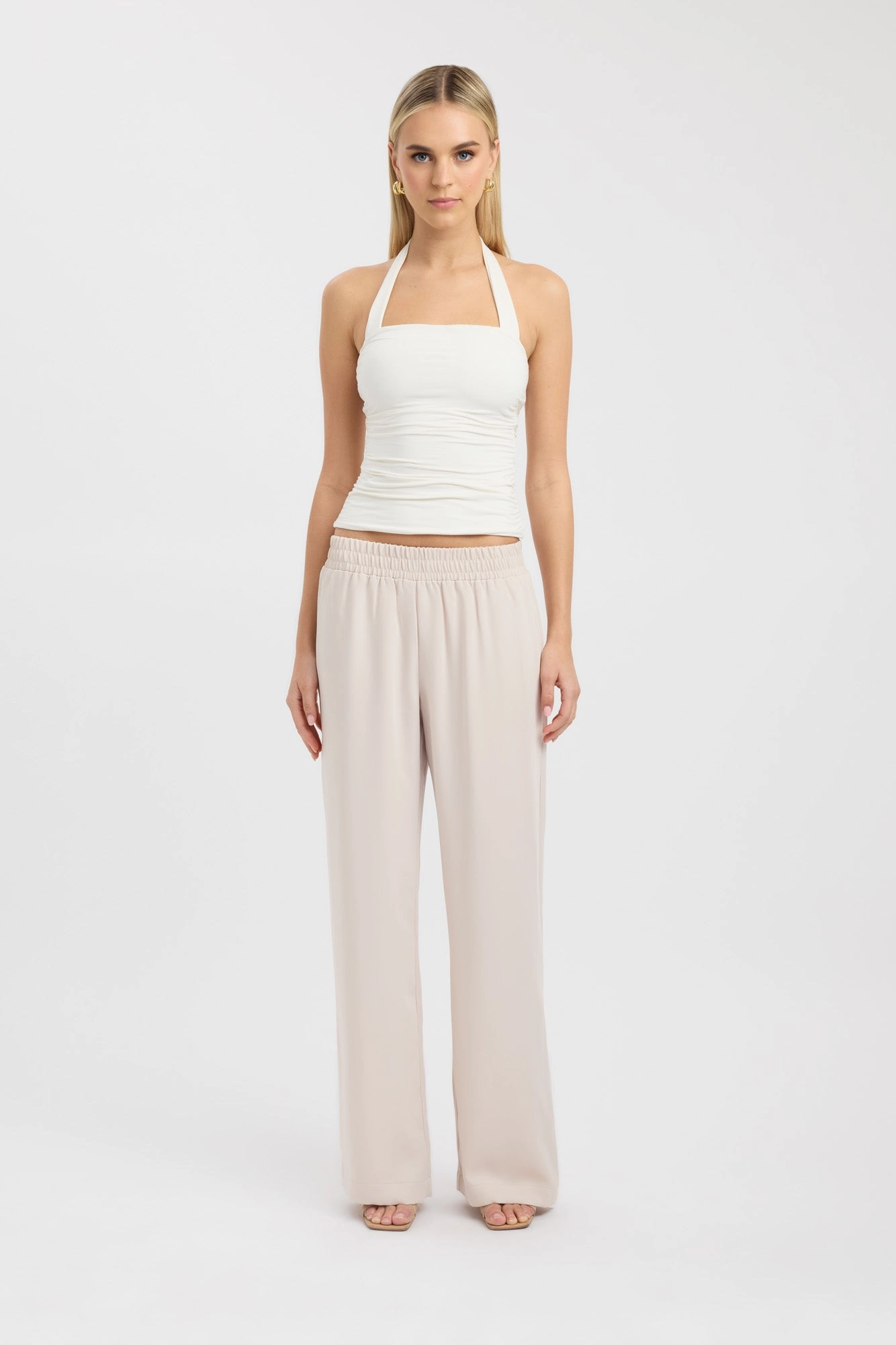 stretchy fabric Maria Wide Leg Pant