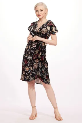 Eva Franco Dress Marika Dress - Floral Velvet