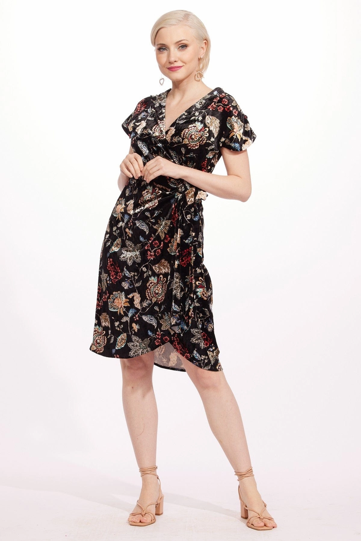 Eva Franco Dress Marika Dress - Floral Velvet