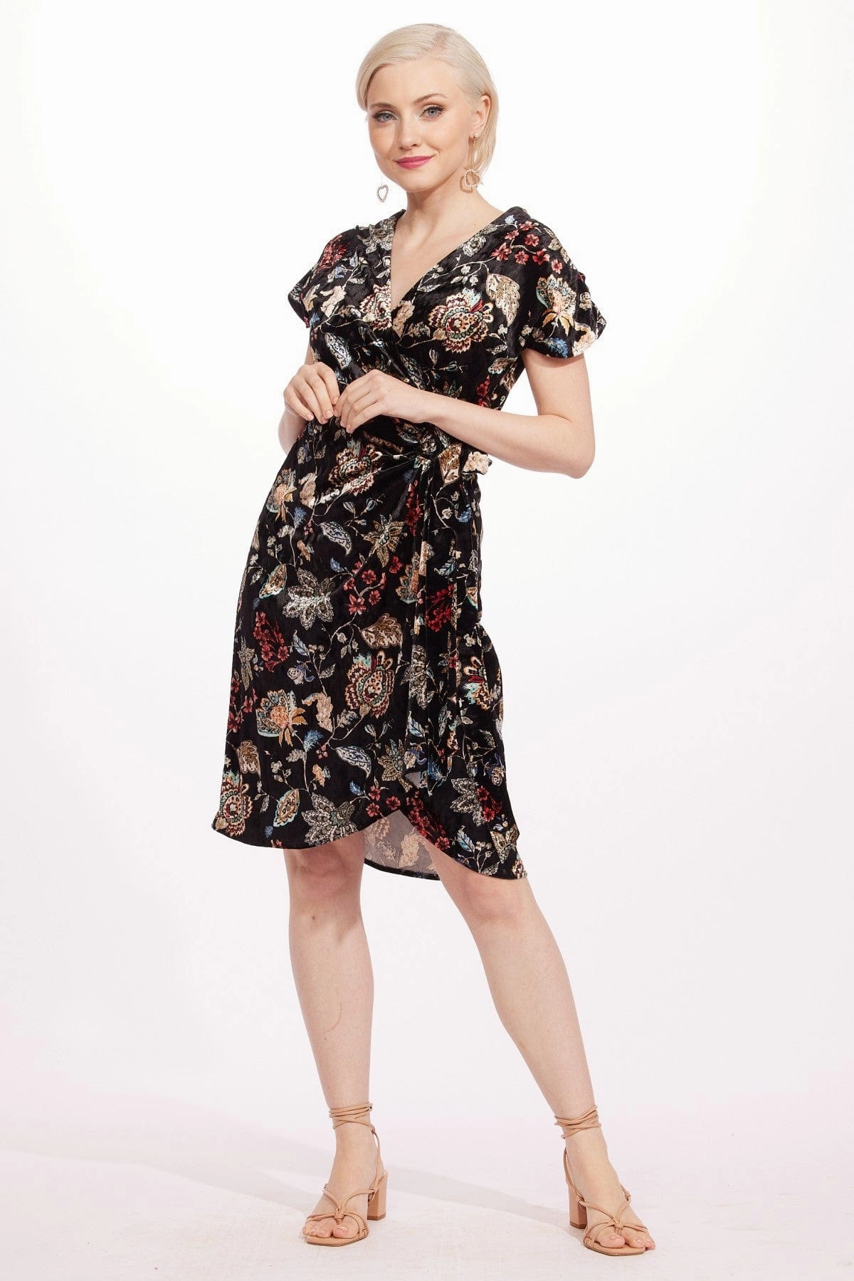 Eva Franco Dress Marika Dress - Floral Velvet