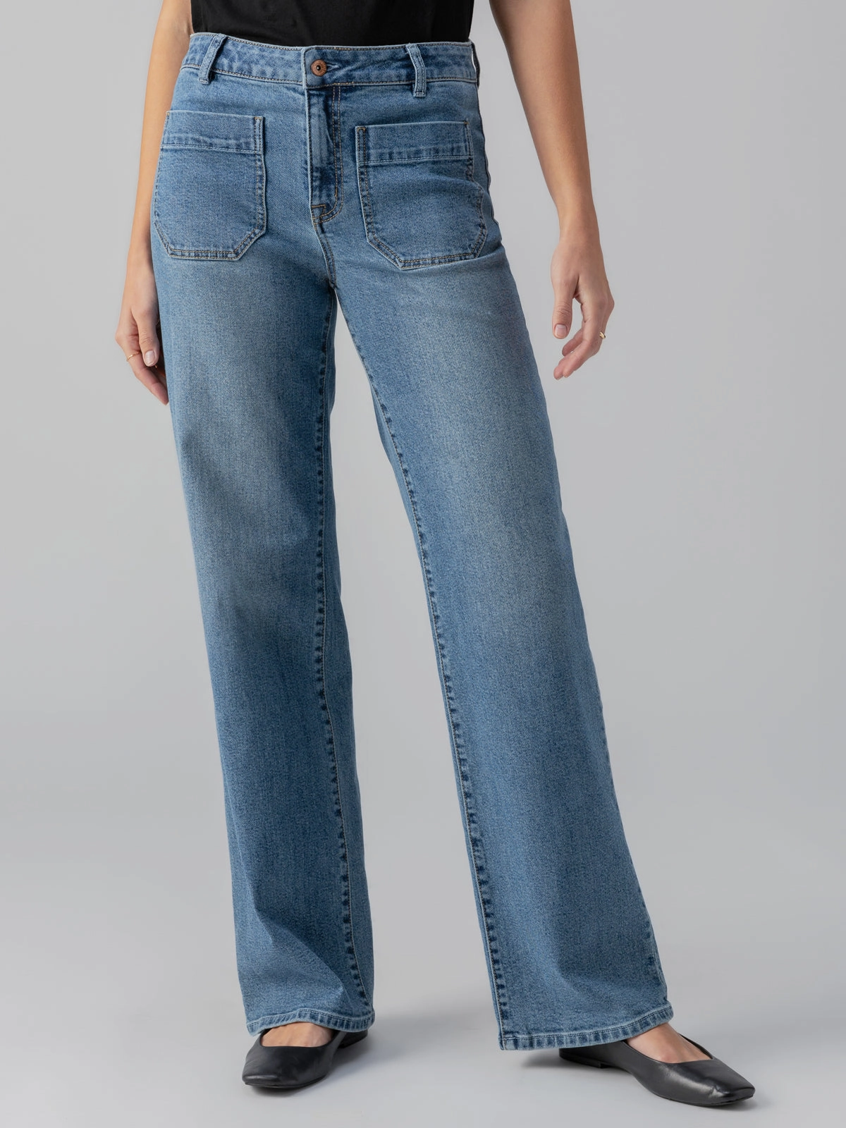 Convertible legs Timeless Look Marine Extended Standard Rise Jeans Sapphire Dream