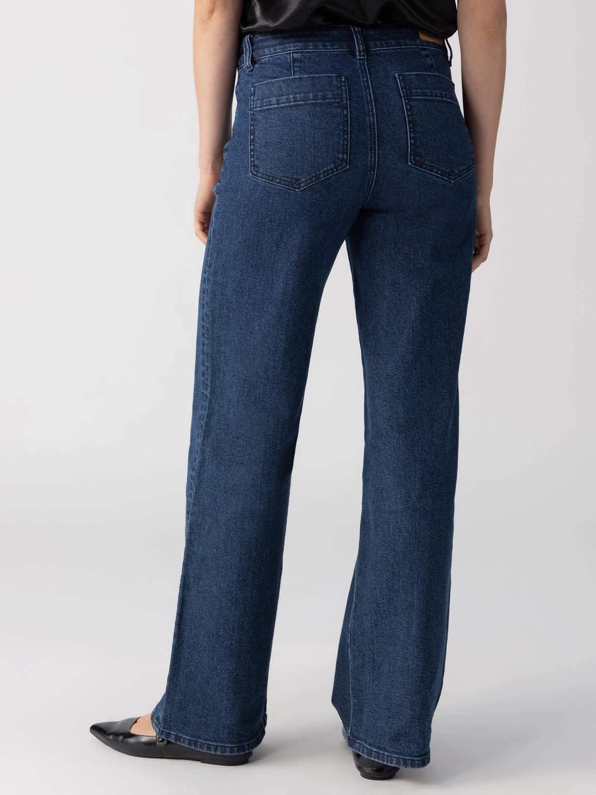 Marine Full Length Standard Rise Jeans Aspen luxe feel