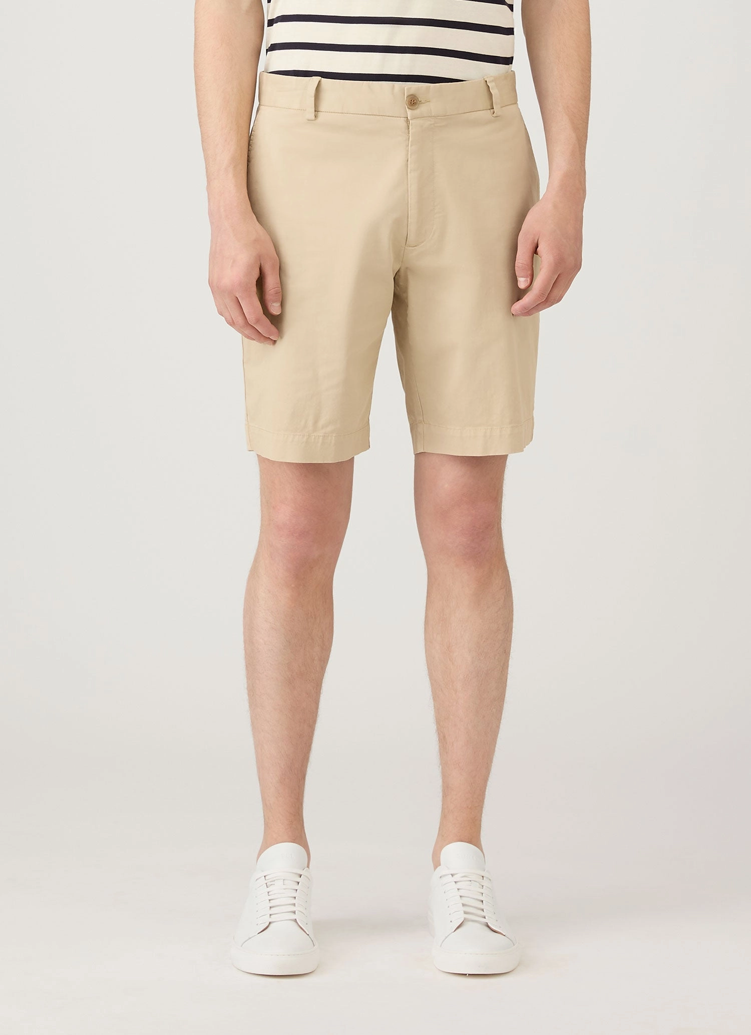 Men's Chino Shorts in Light Stone Summer Wear