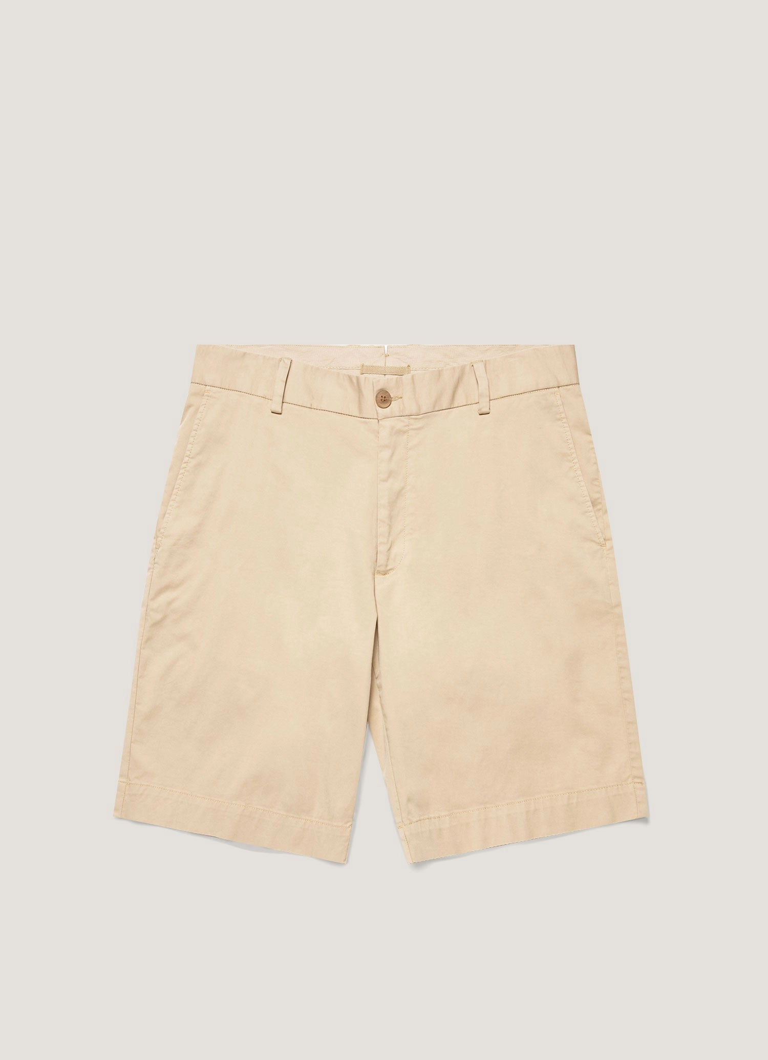 Men's Chino Shorts in Light Stone Smart casual shorts Outdoor adventure bottoms