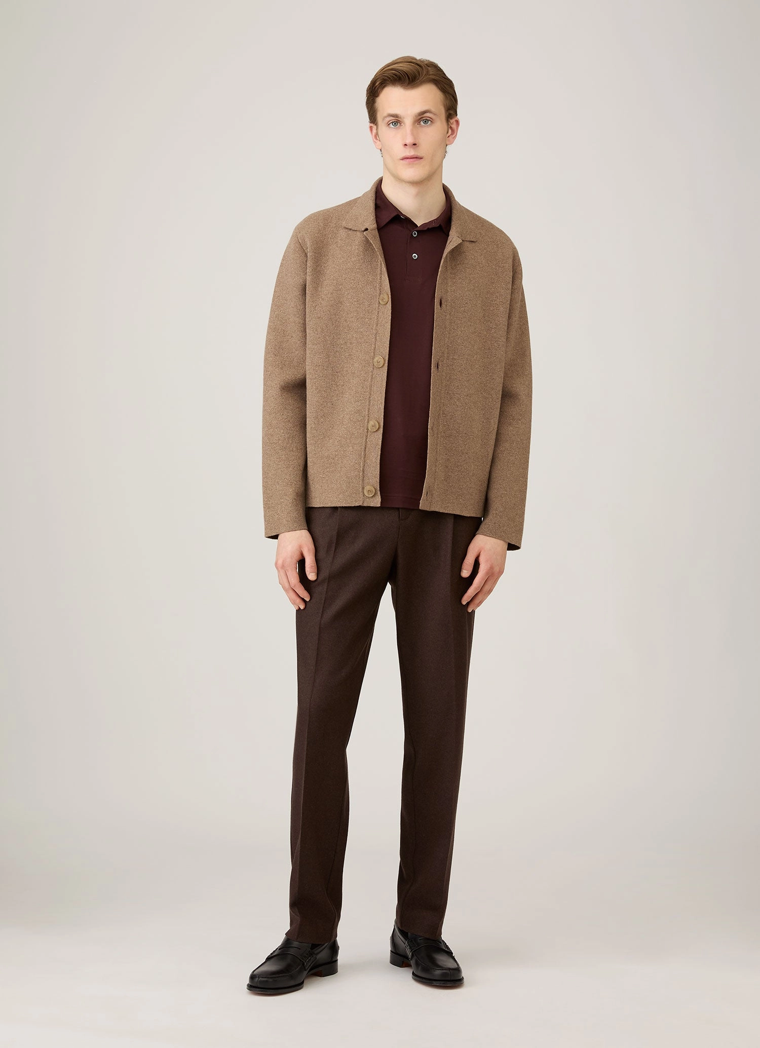 Men's Classic Jersey Polo Shirt in Bakelite soft fit