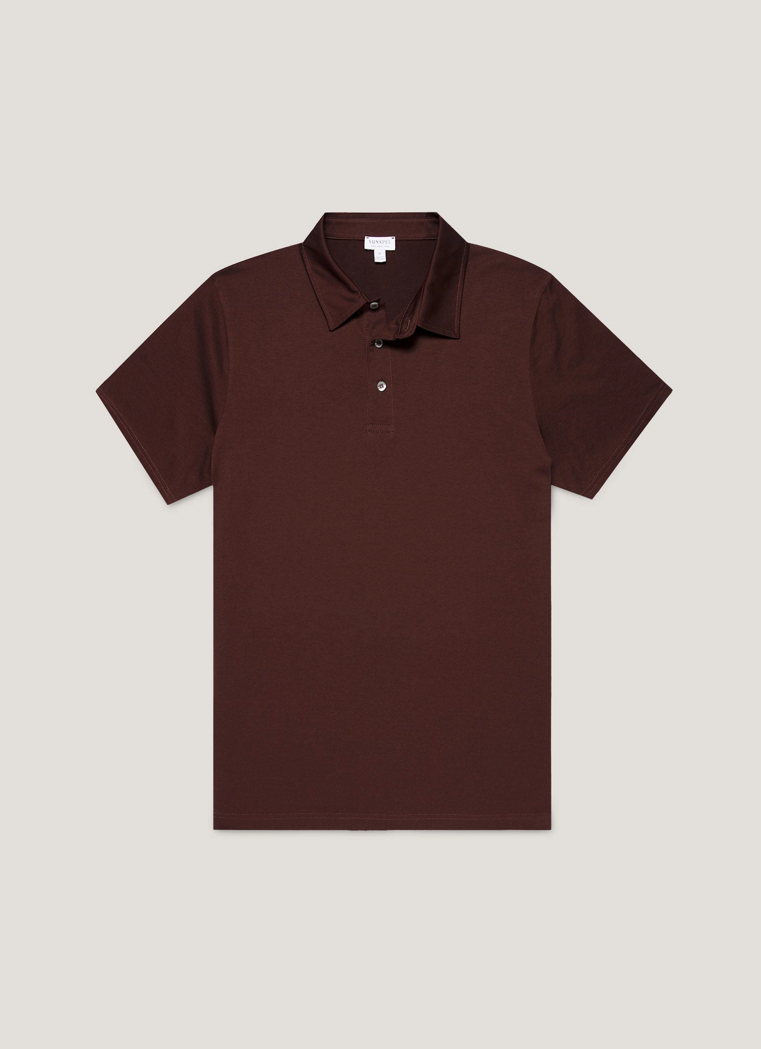 Classic round-neck top Men's Classic Jersey Polo Shirt in Bakelite