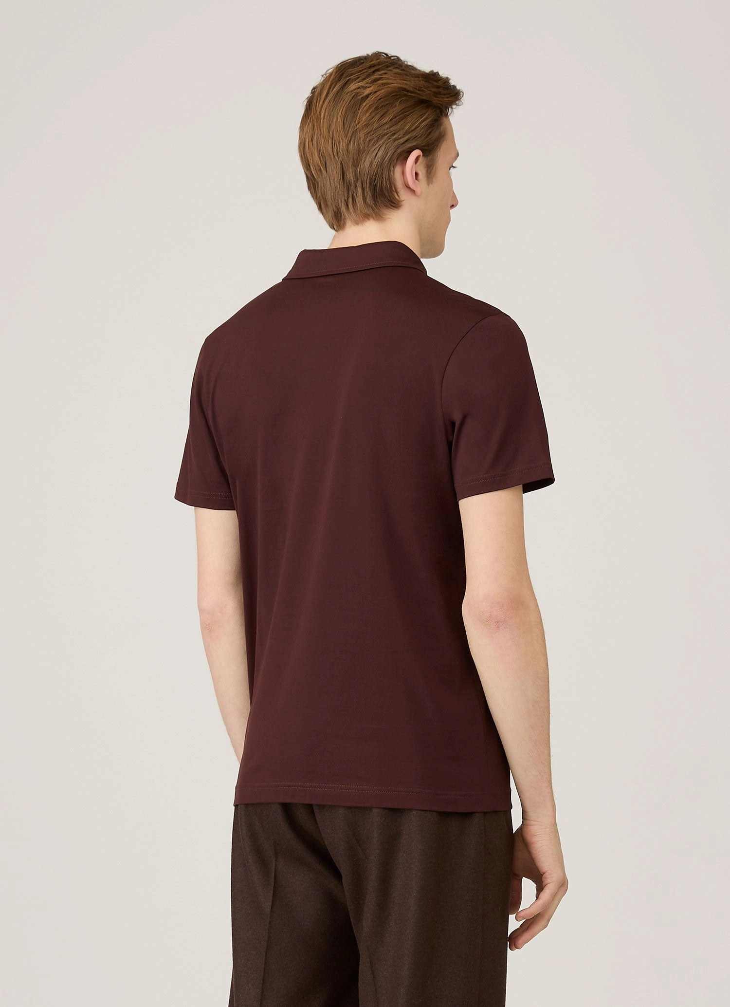 Men's Classic Jersey Polo Shirt in Bakelite soft fit