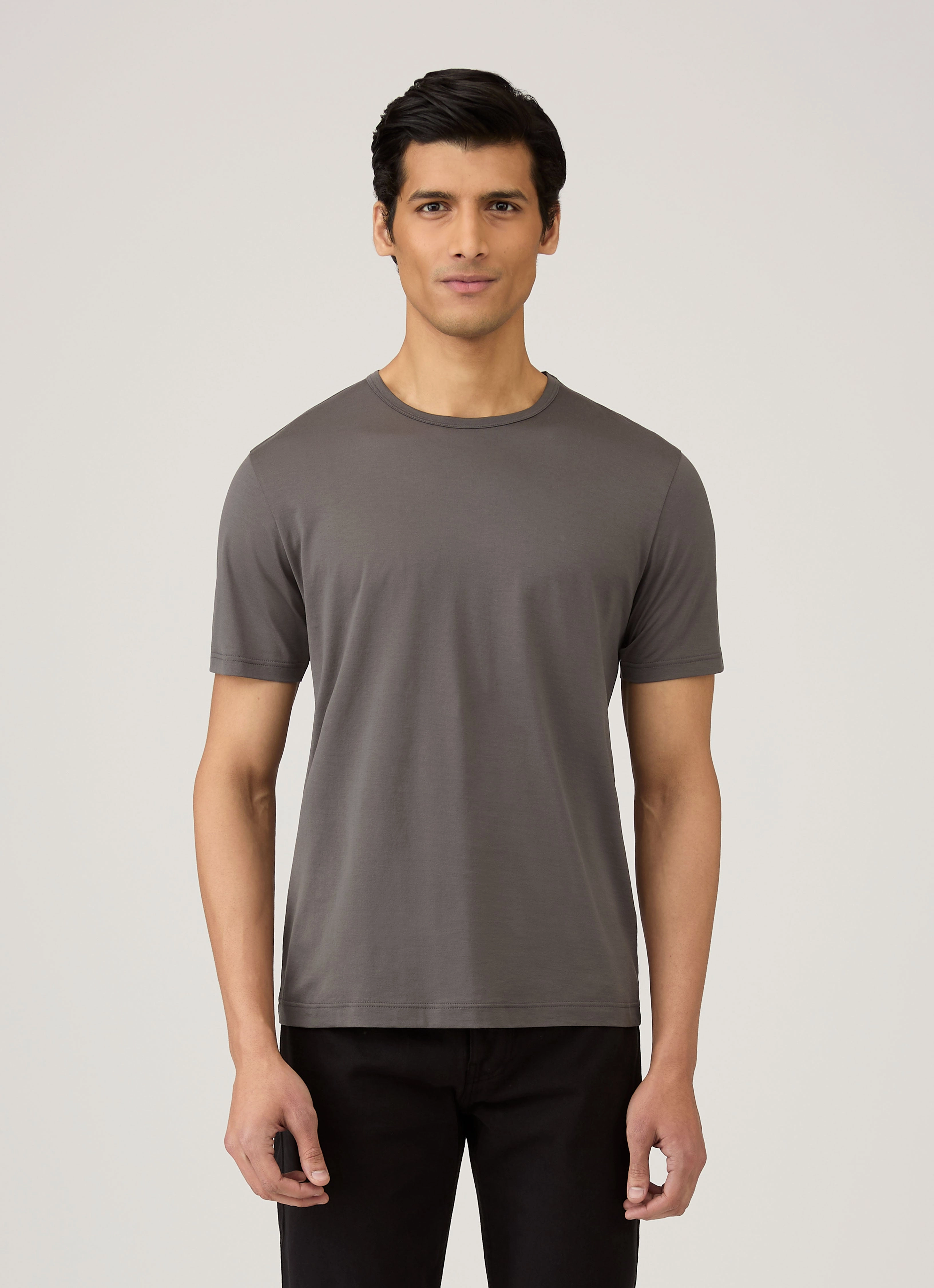 Men's Classic T-shirt in Charcoal Breathable Wear Casual