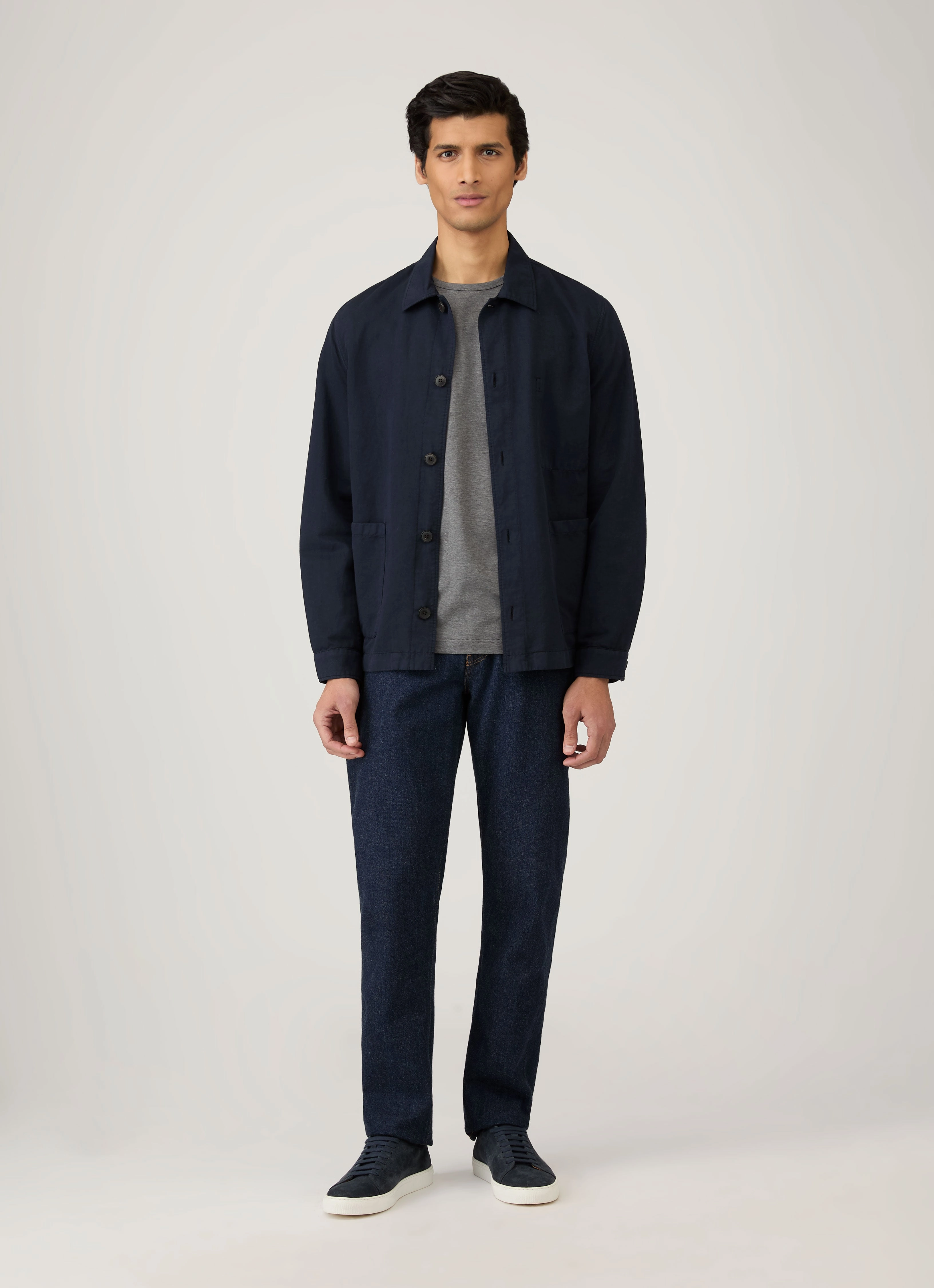 Men's Classic T-shirt in Charcoal Melange Active Choice