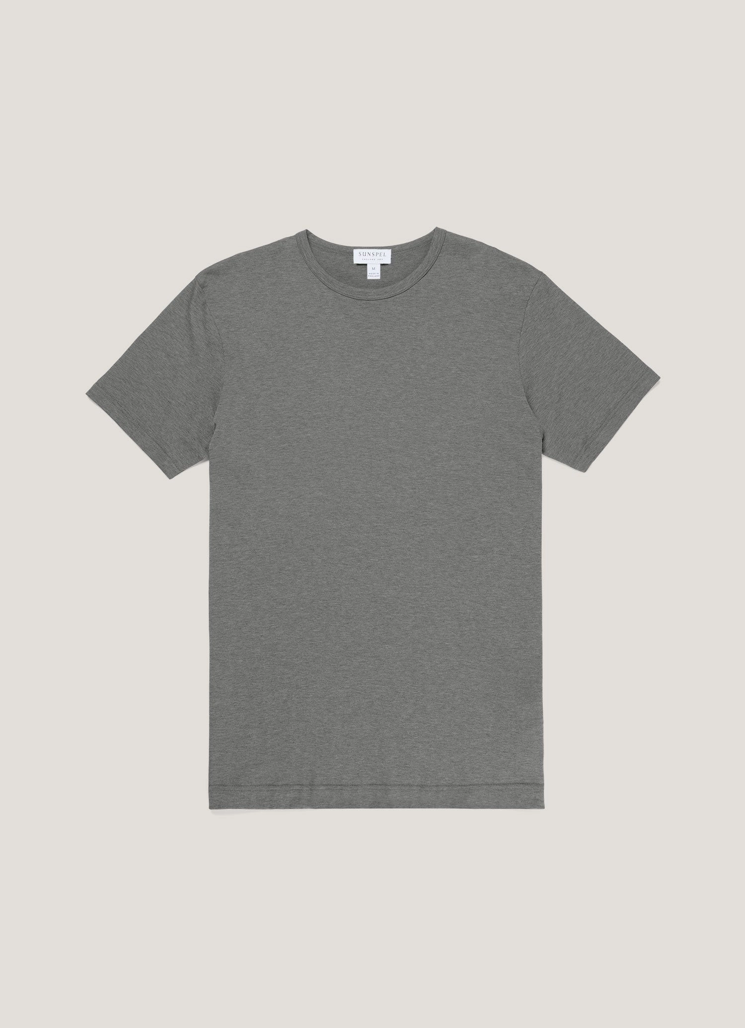 Men's Classic T-shirt in Charcoal Melange Global Aura