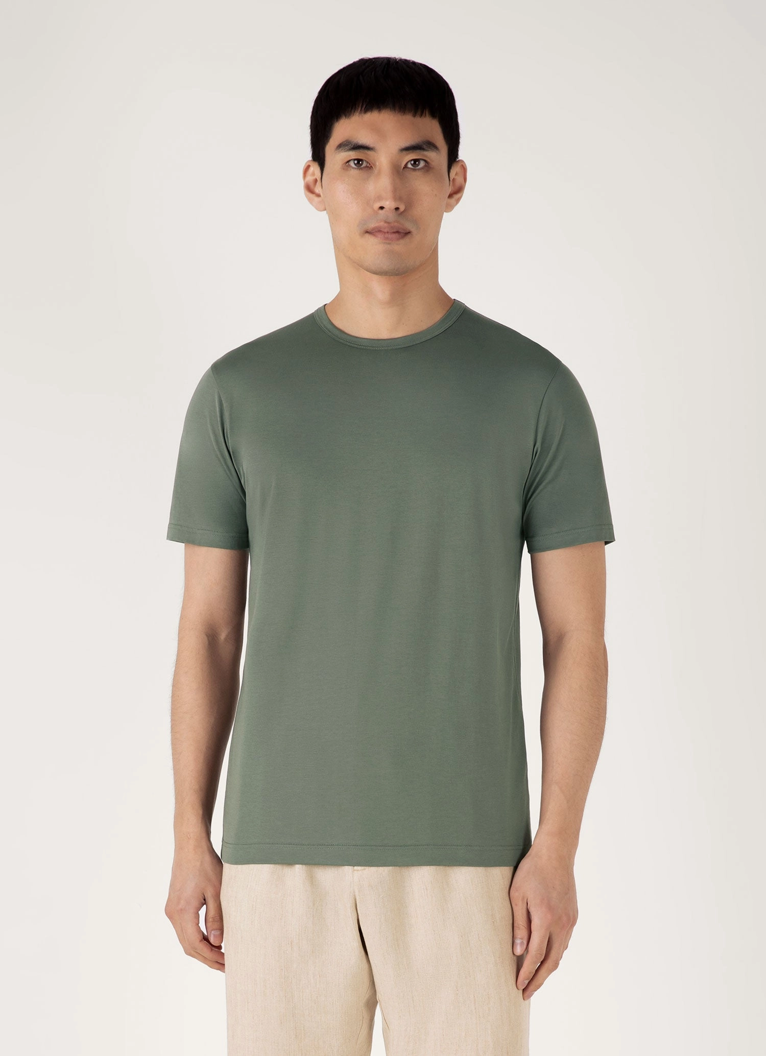 Men's Classic T-shirt in Dusk Green Modern Mode Club