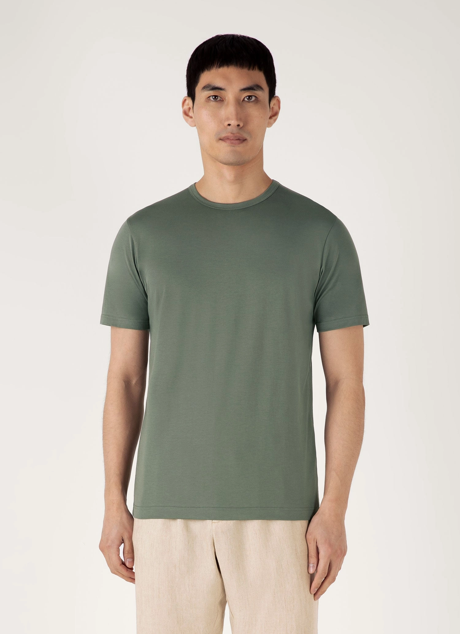 Men's Classic T-shirt in Dusk Green Modern Mode Club