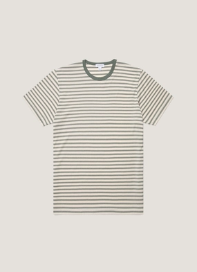 Cool Mood Men's Classic T-shirt in Dusk Green/Undyed