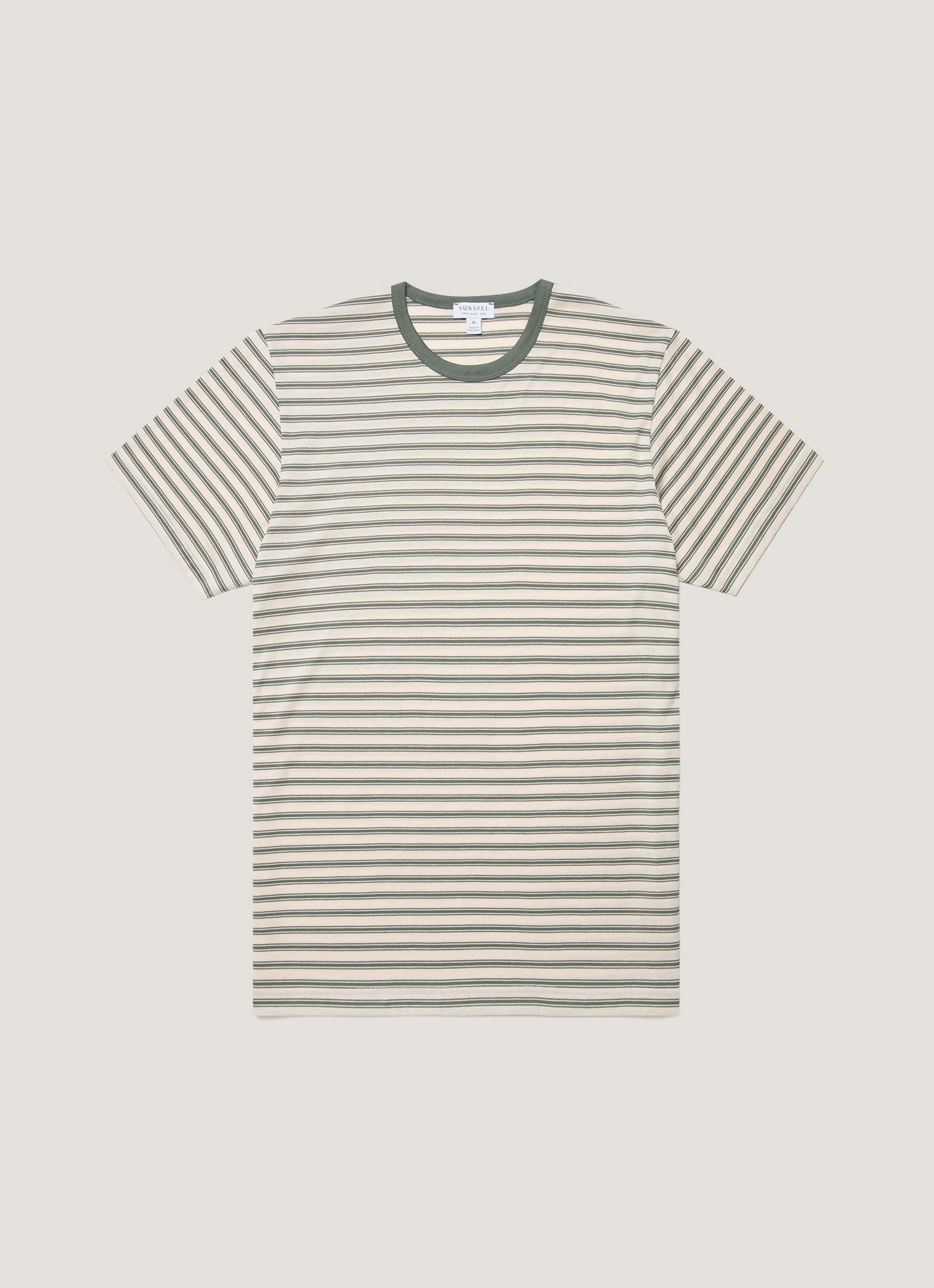 Fresh Travel Look Men's Classic T-shirt in Dusk Green/Undyed
