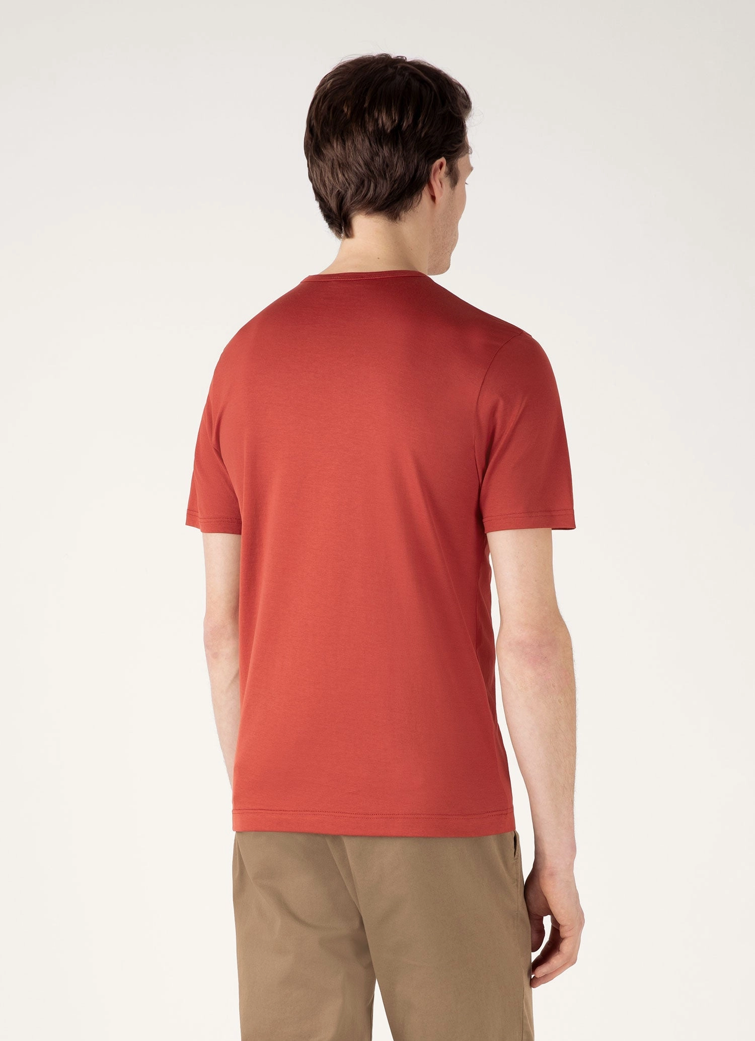 Men's Classic T-shirt in Garnet Red Flexible Fit
