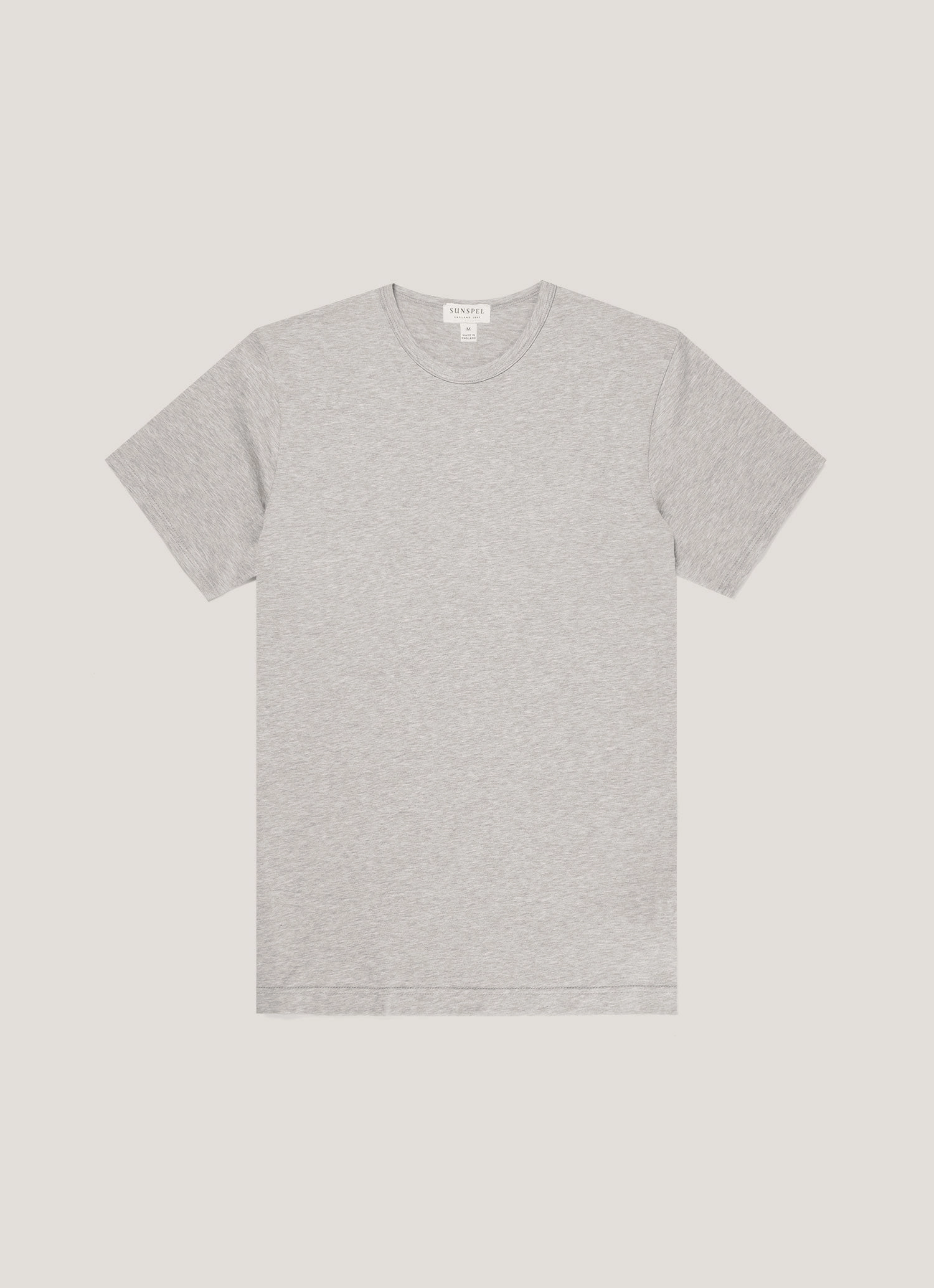 Men's Classic T-shirt in Grey Melange City Wave Casual day-to-night piece