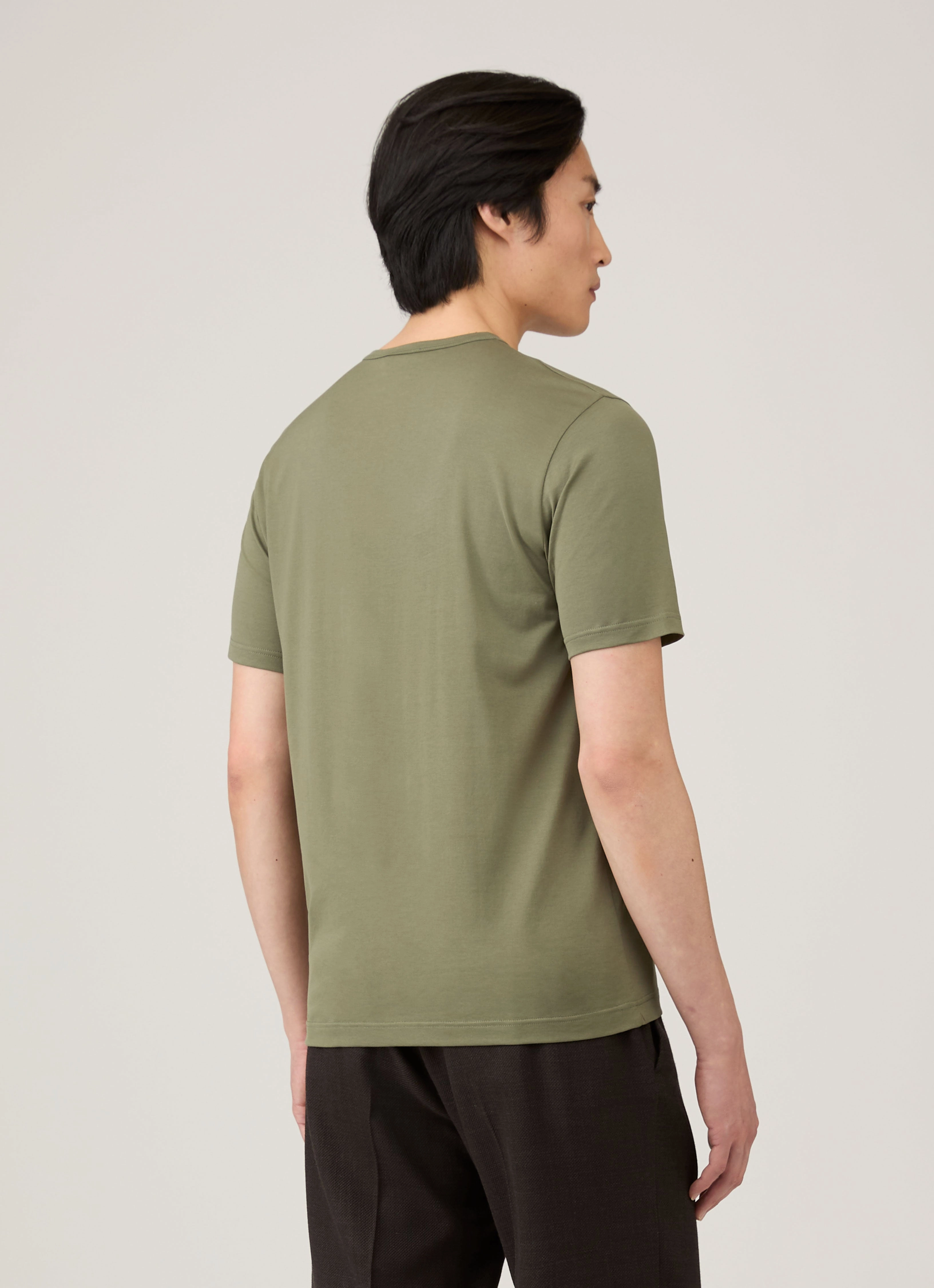 Men's Classic T-shirt in Sea Moss Modern Pick Beach