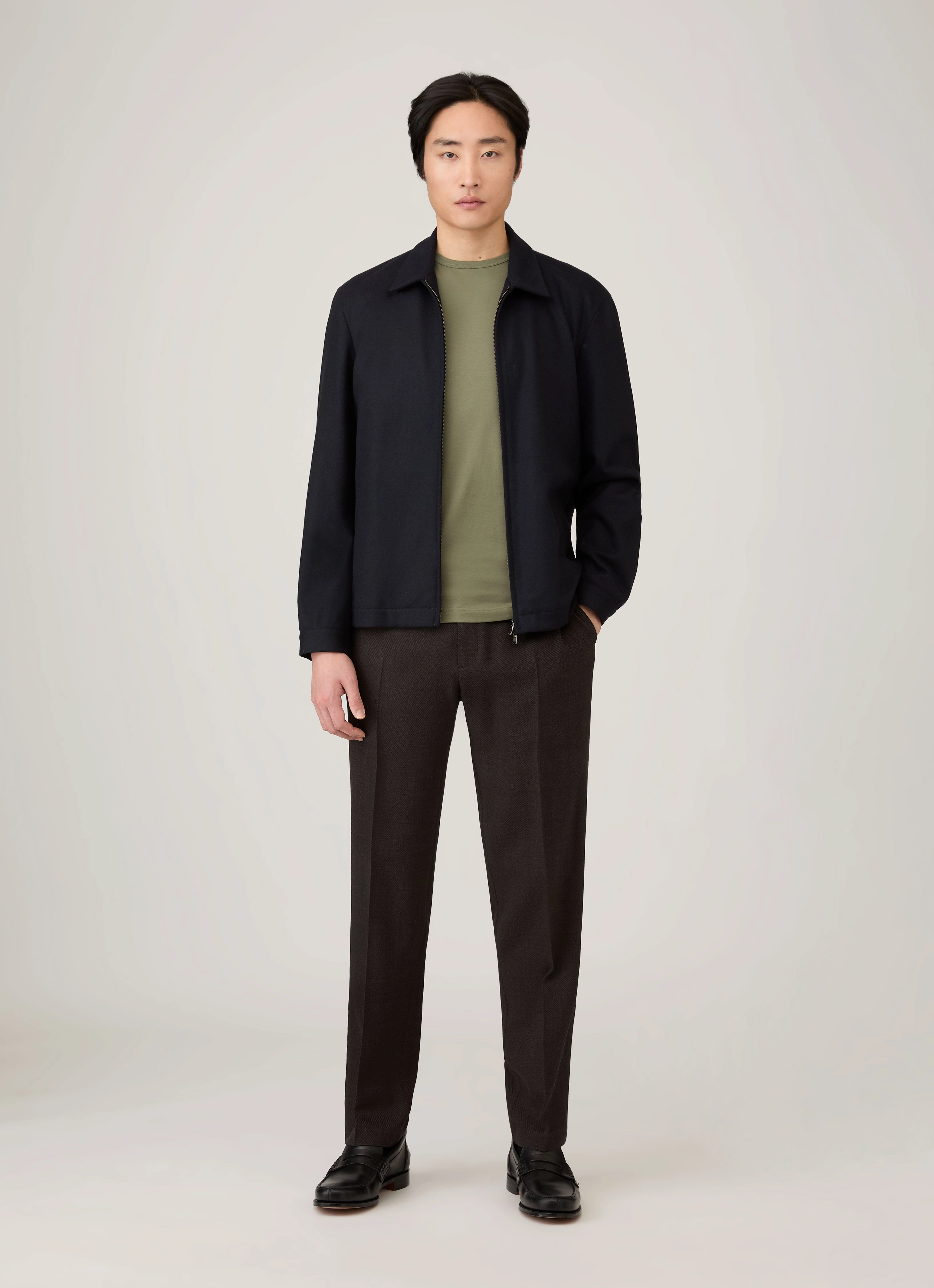 Men's Classic T-shirt in Sea Moss Modern Pick Beach