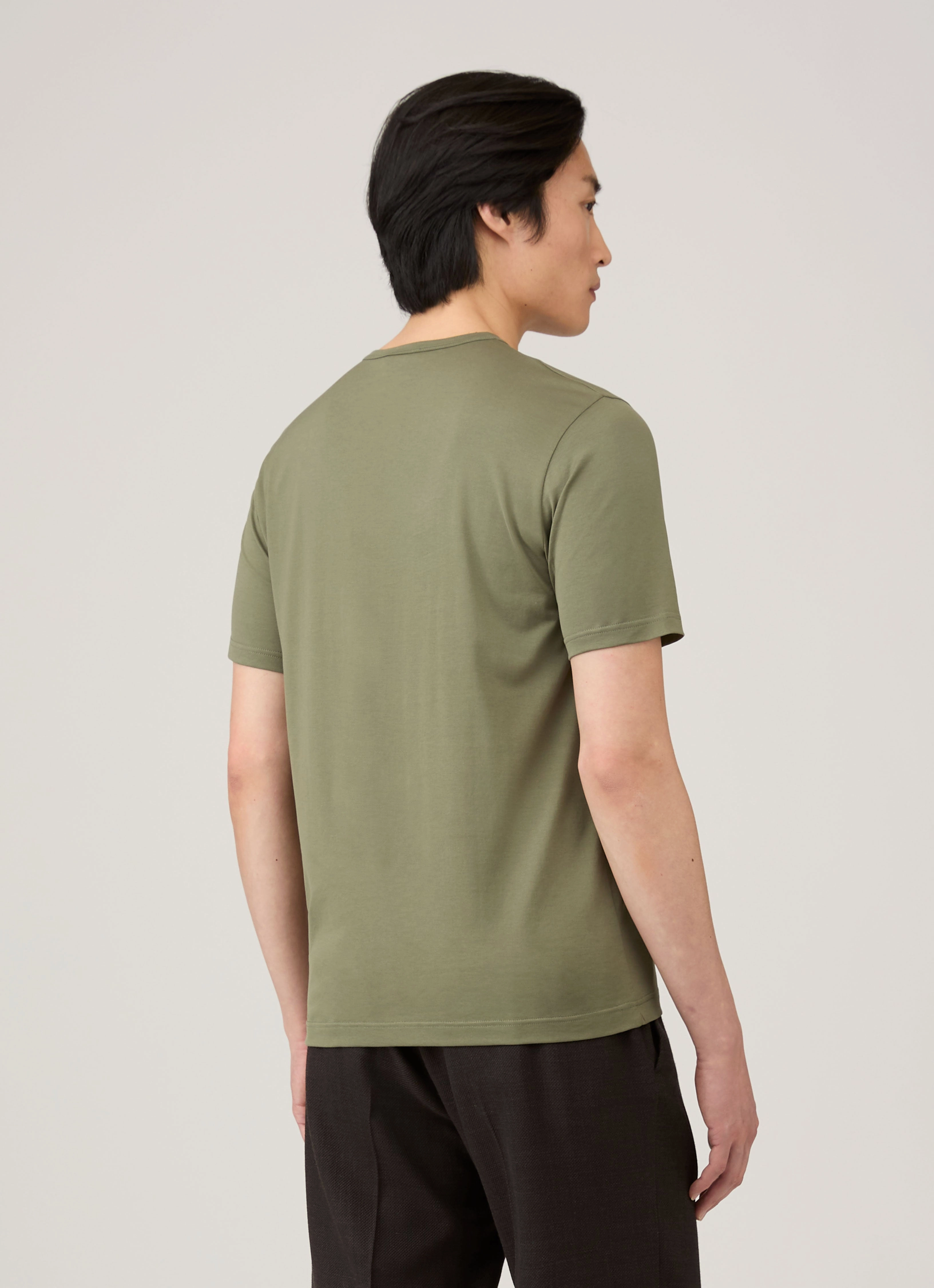 Men's Classic T-shirt in Sea Moss Modern Pick Beach