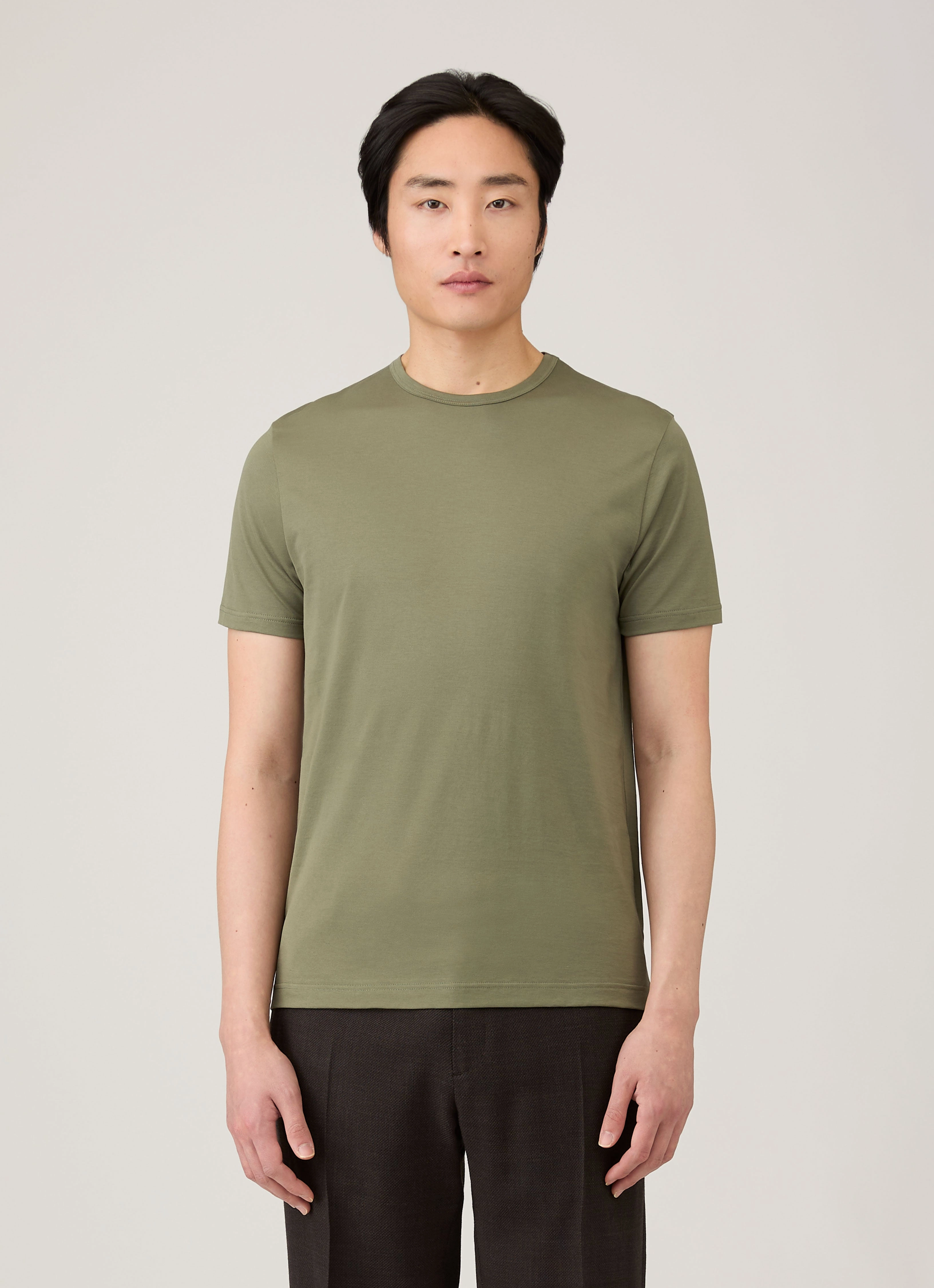 Men's Classic T-shirt in Sea Moss Modern Pick Beach