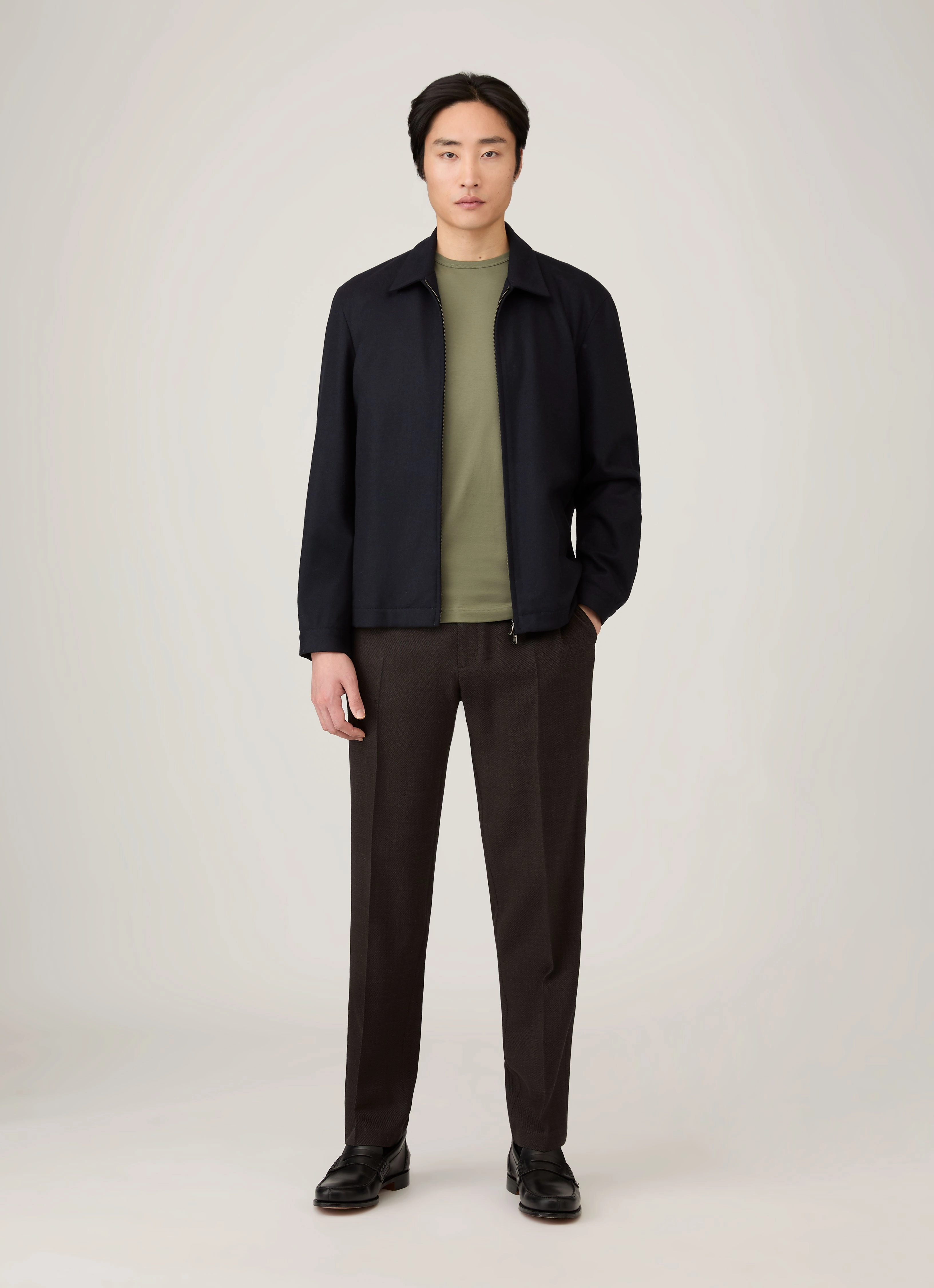 Men's Classic T-shirt in Sea Moss Modern Pick Beach