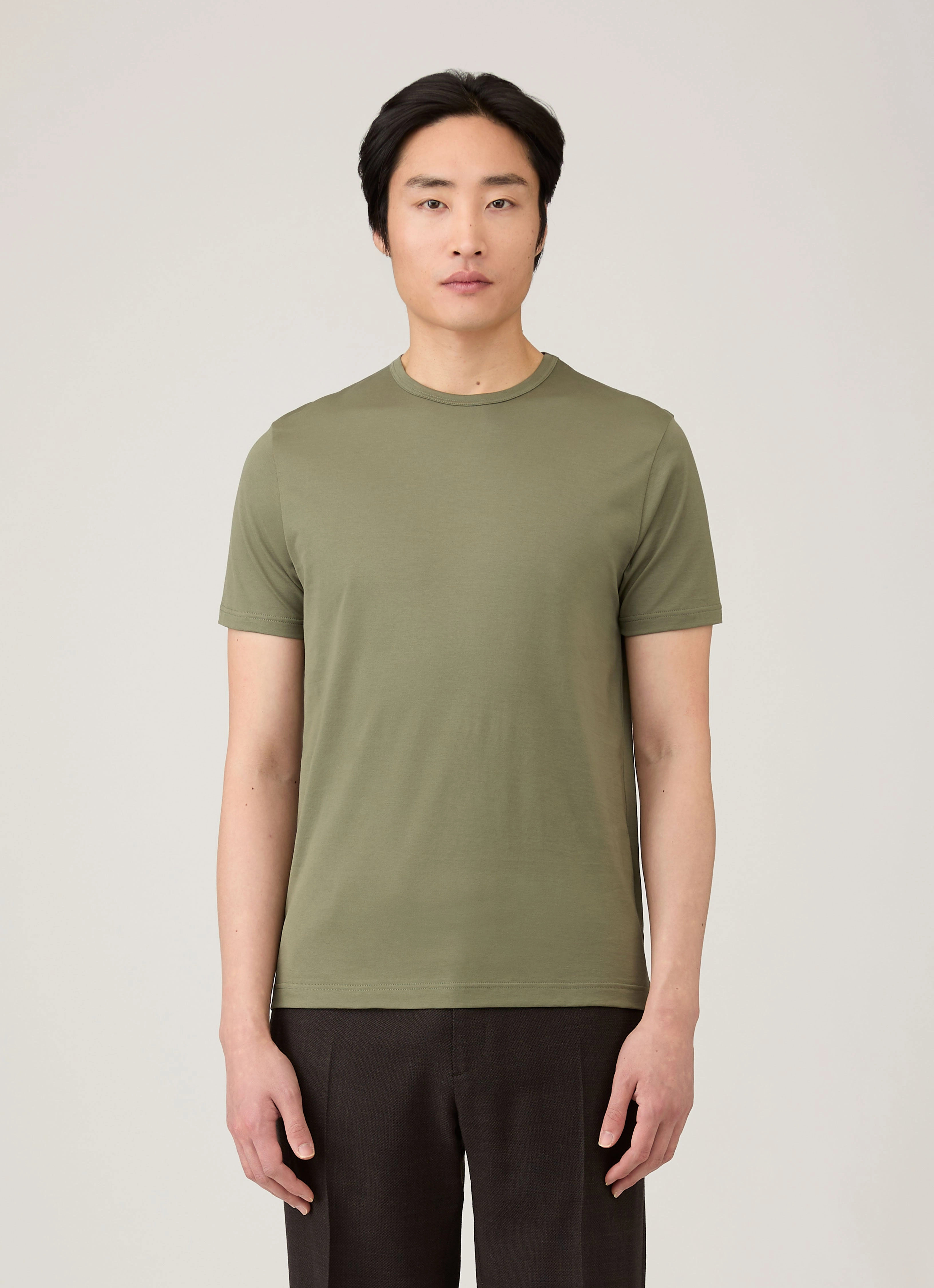 Men's Classic T-shirt in Sea Moss Modern Pick Beach