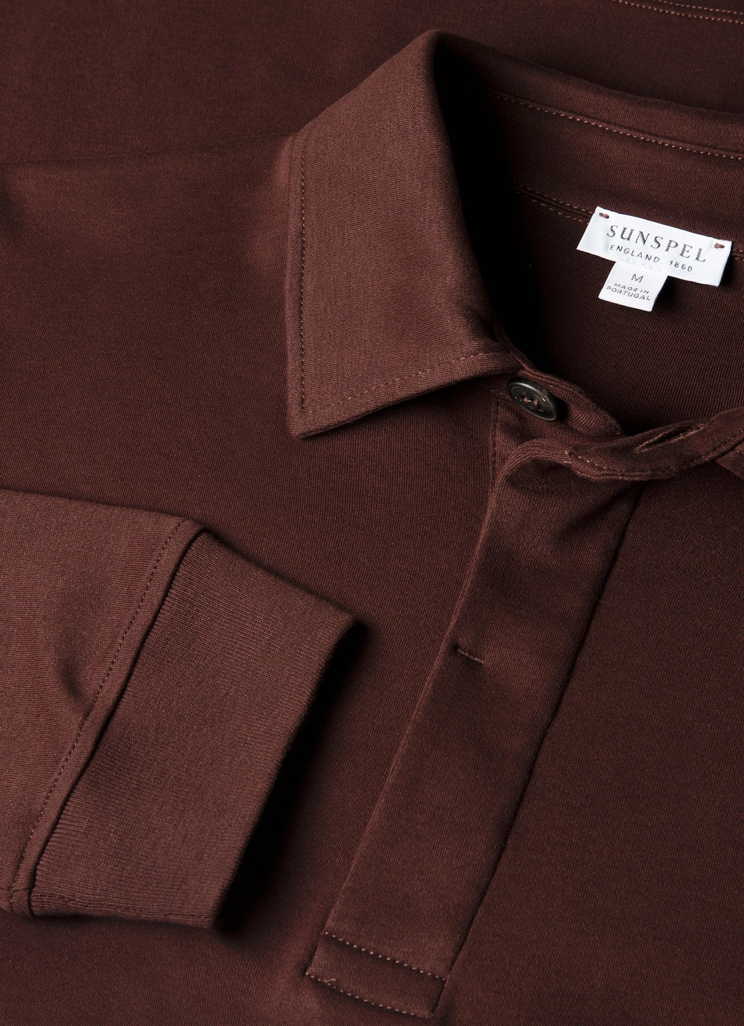 Men's Heavyweight Rugby Polo Shirt in Bakelite Essential Style