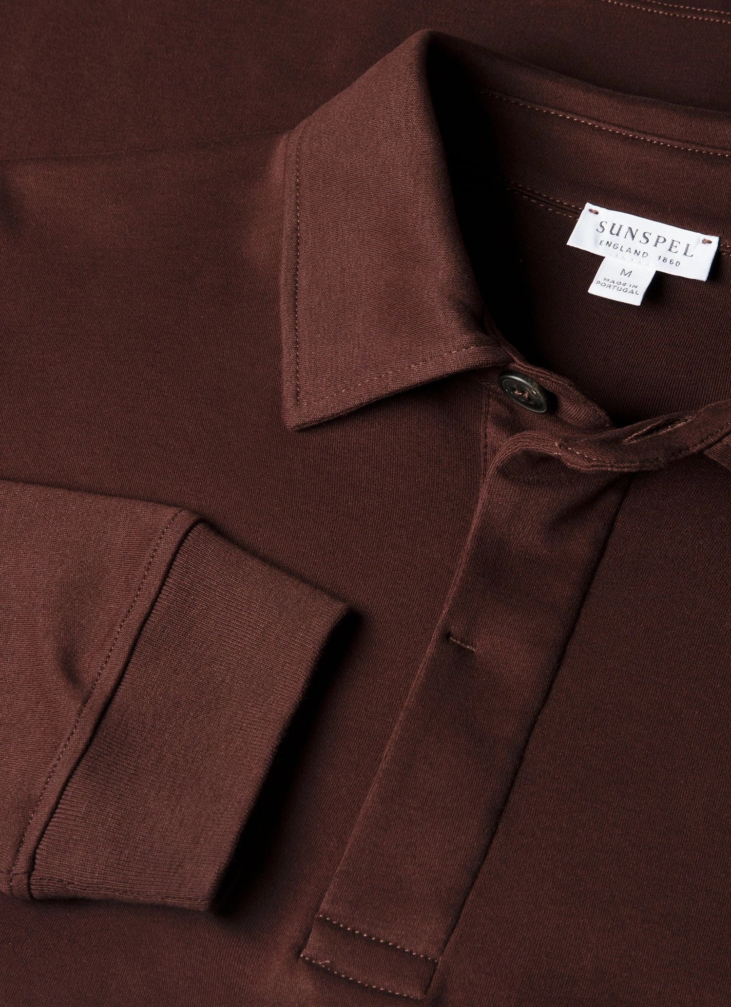 Men's Heavyweight Rugby Polo Shirt in Bakelite Essential Style