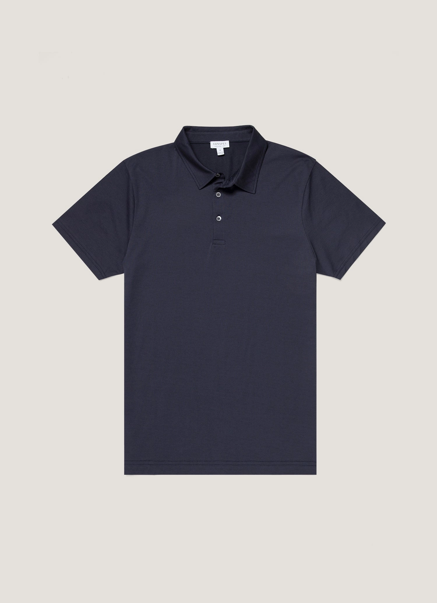 Fashion Casual Men's Jersey Classic Polo Shirt in Navy