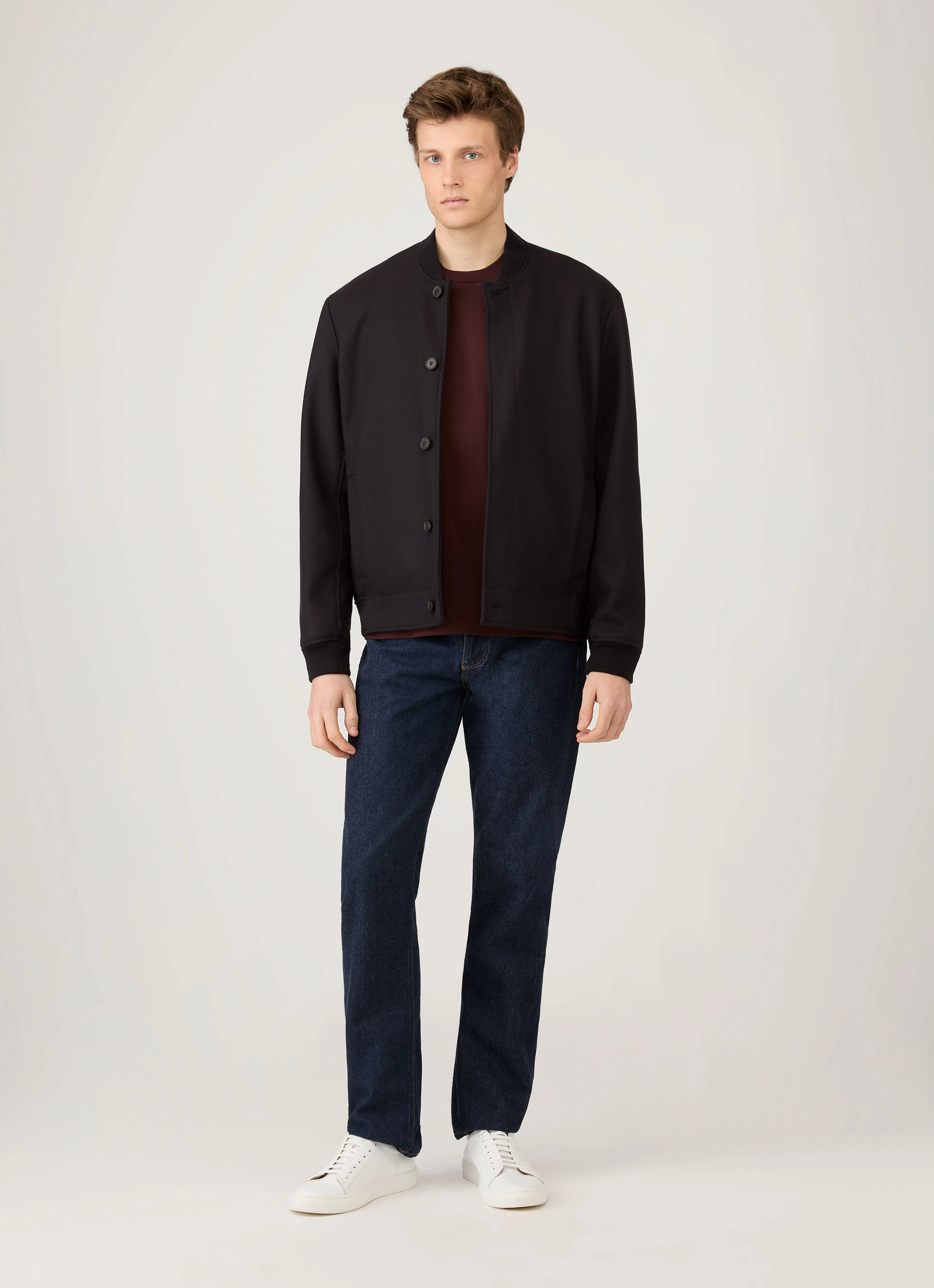 Men's Long Sleeve Heavyweight T-shirt in Bakelite Everyday Vibes