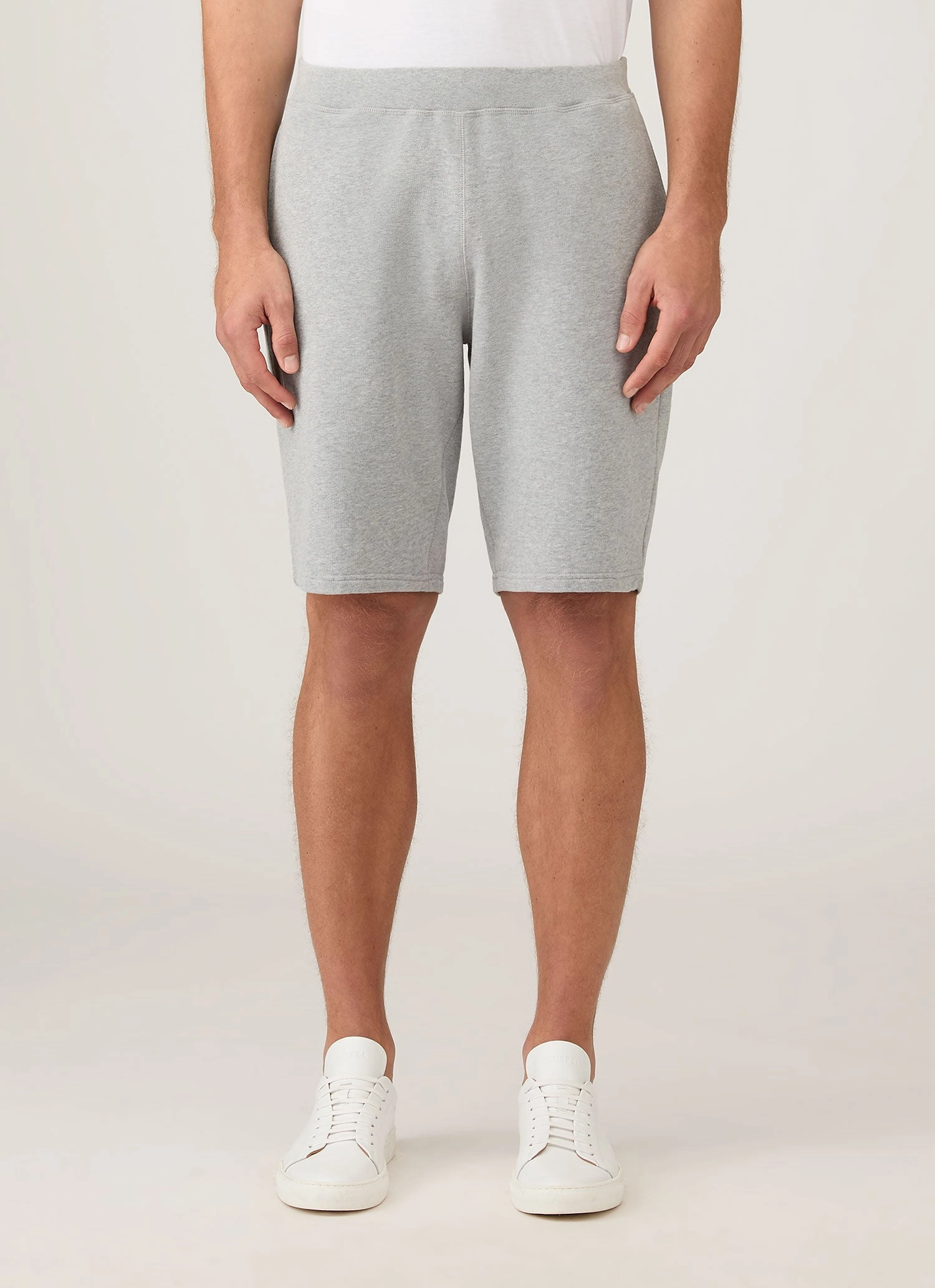 Men's Loopback Shorts in Grey Melange Sports fashion