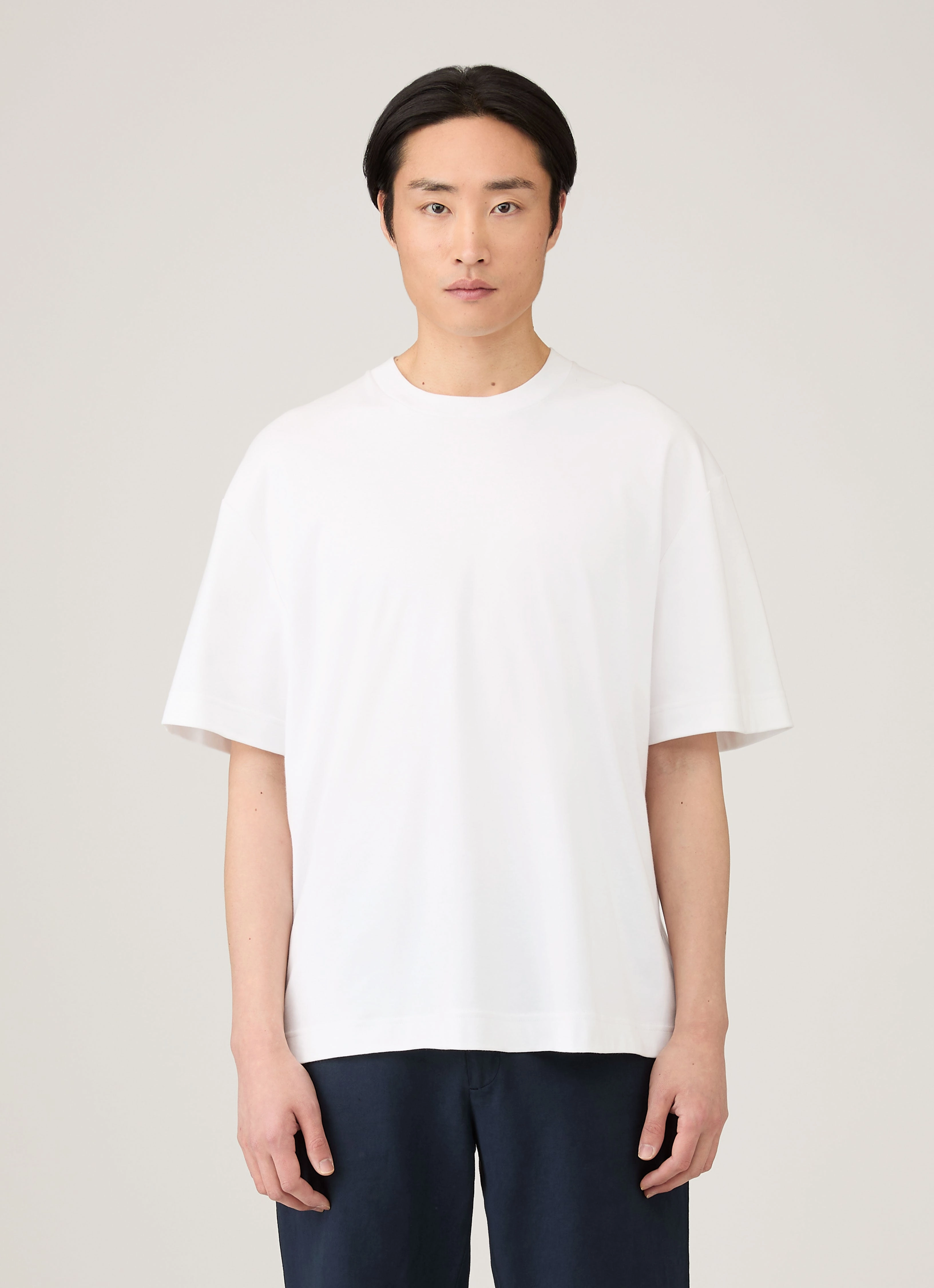Men's Oversized Heavyweight T-shirt in White Durable Edition Street