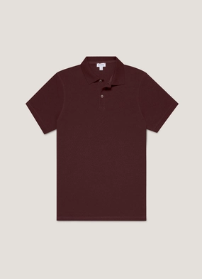 Men's Piqu?? Polo Shirt in Bakelite Trendy minimalistic T-shirt Everyday Trend