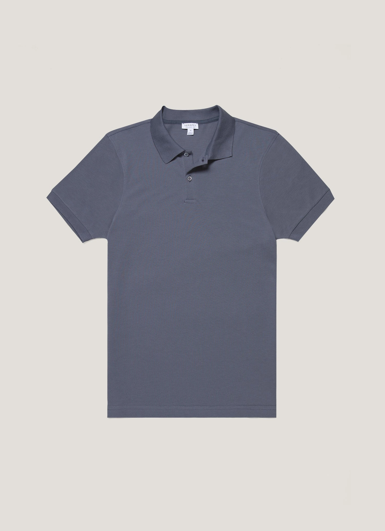 Outdoor Ready Style Smart Trend Look Men's Piqu?? Polo Shirt in Slate Blue