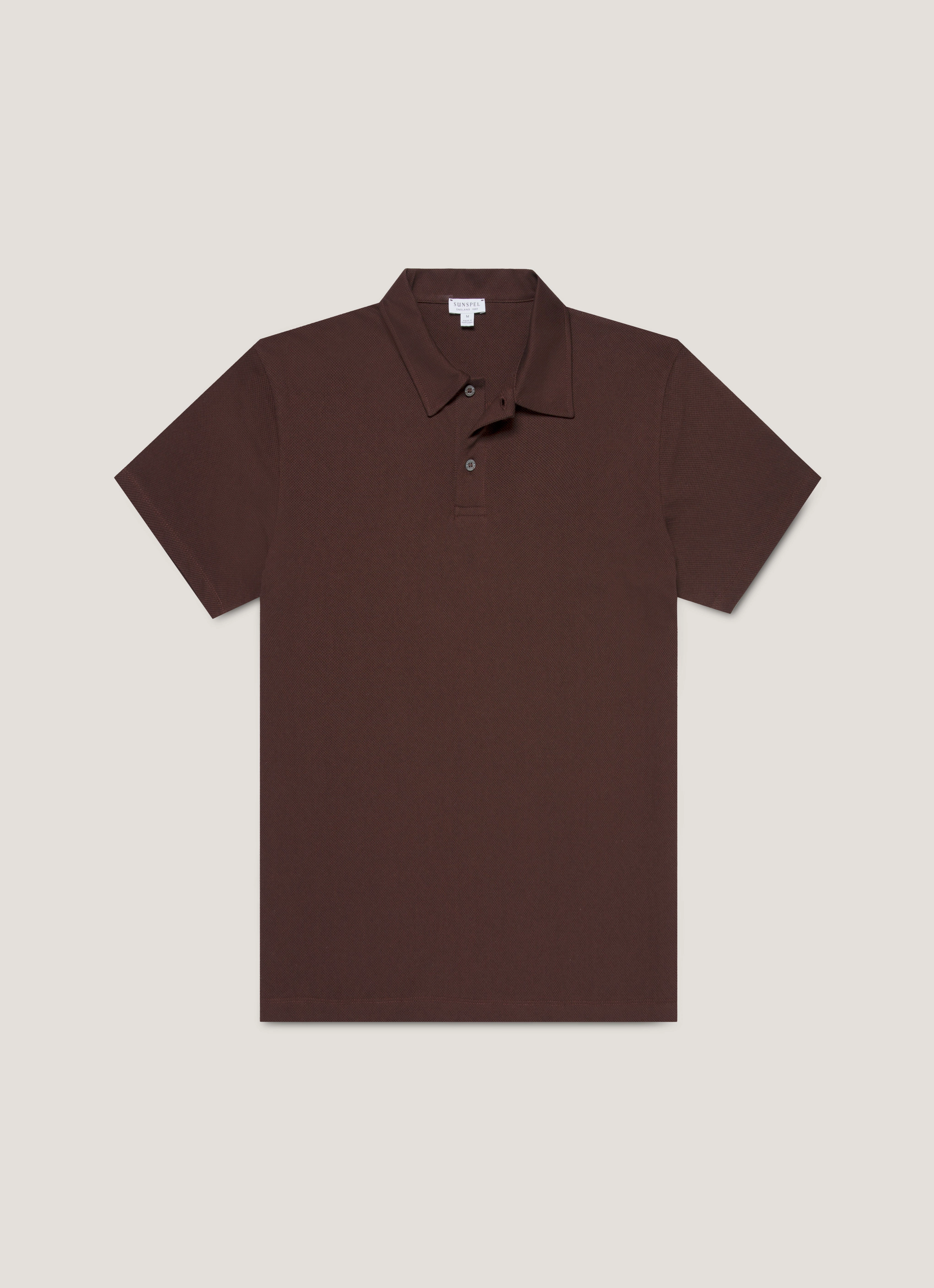Men's Regular Fit Riviera Polo Shirt in Bakelite Minimal Casual
