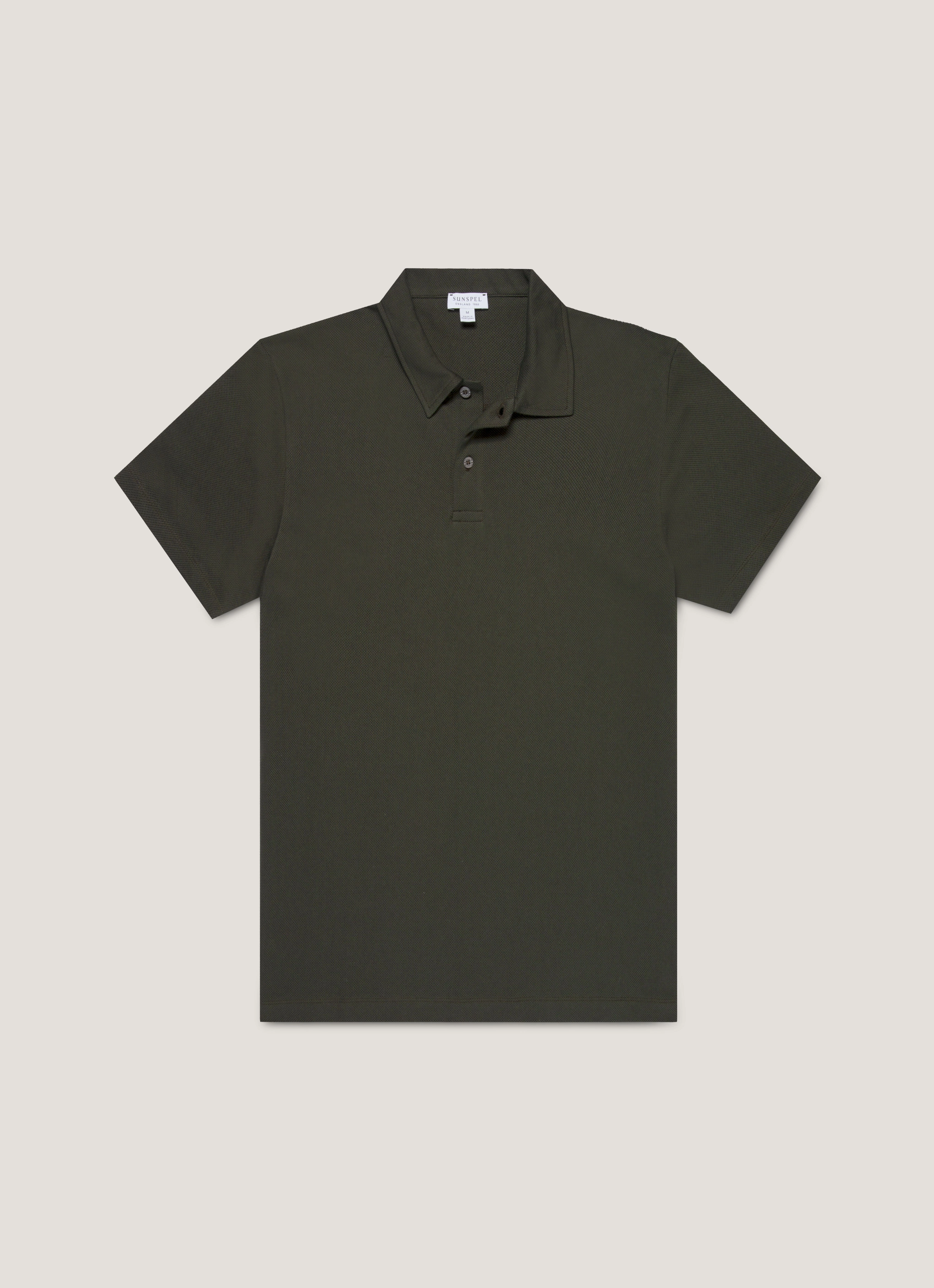 Relax Comfort Smart Casual Men's Regular Fit Riviera Polo Shirt in Dark Green