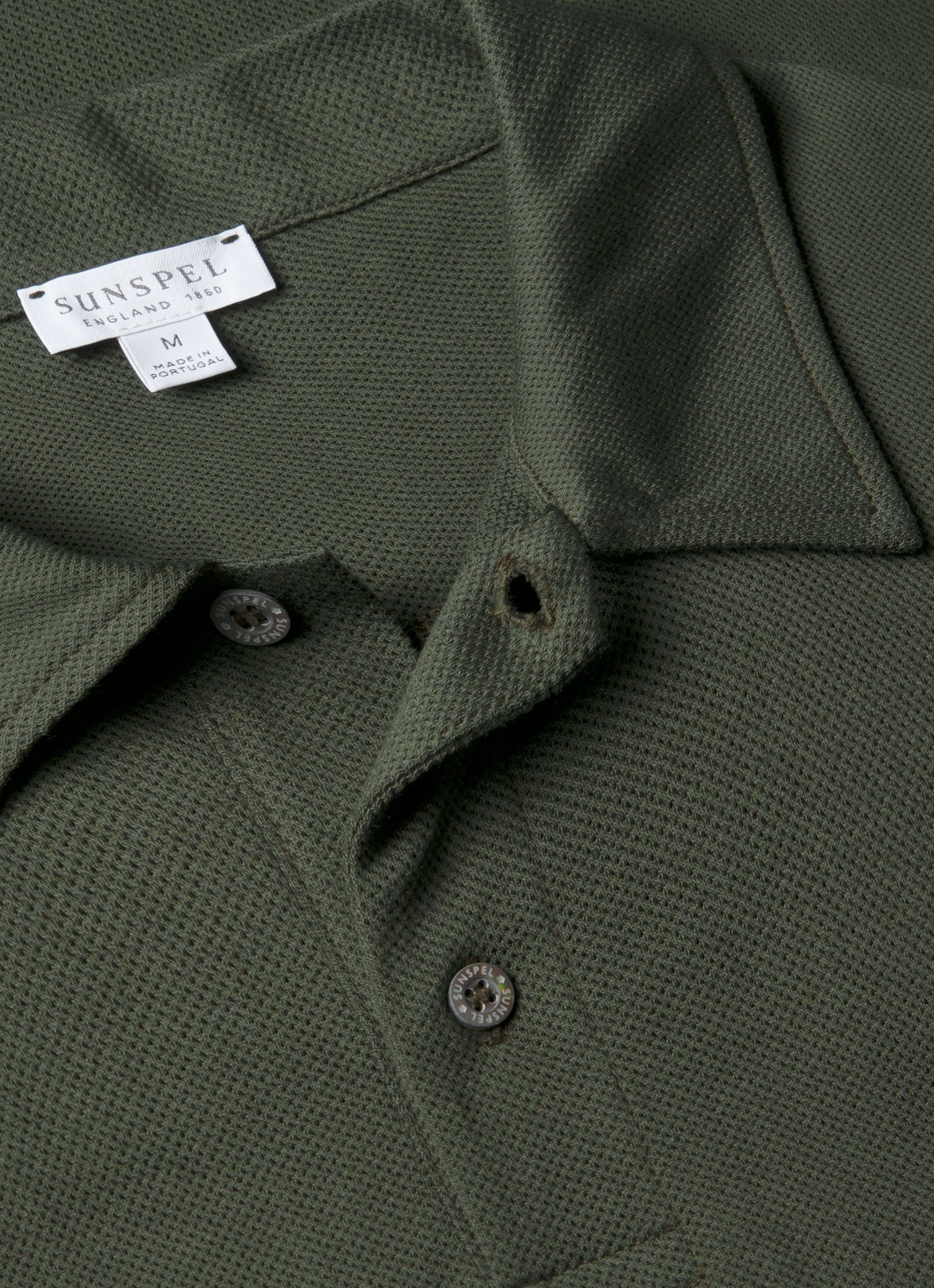 Men's Regular Fit Riviera Polo Shirt in Dark Green Sporty Form