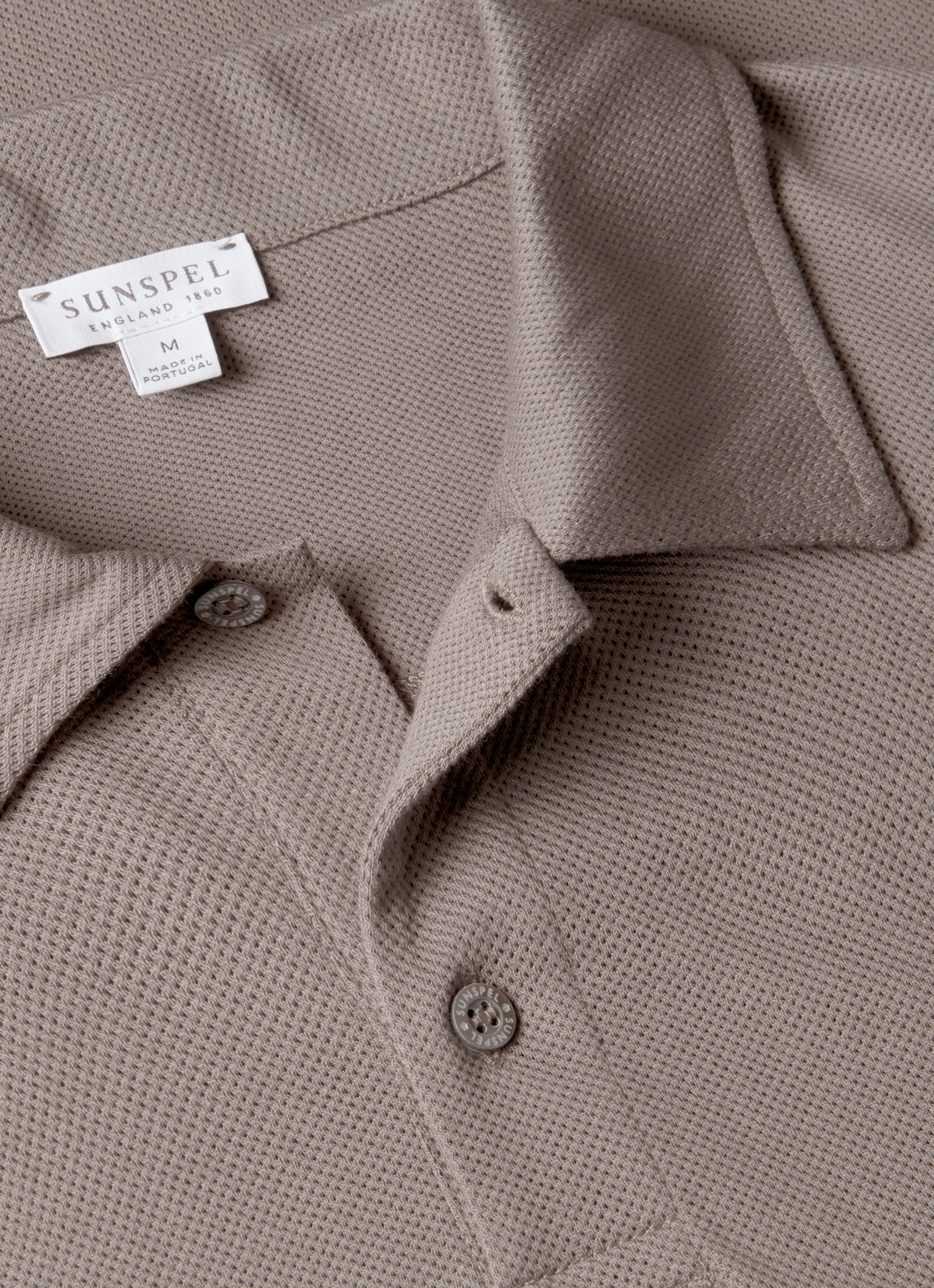 Men's Regular Fit Riviera Polo Shirt in Iron Grey Minimal Collection