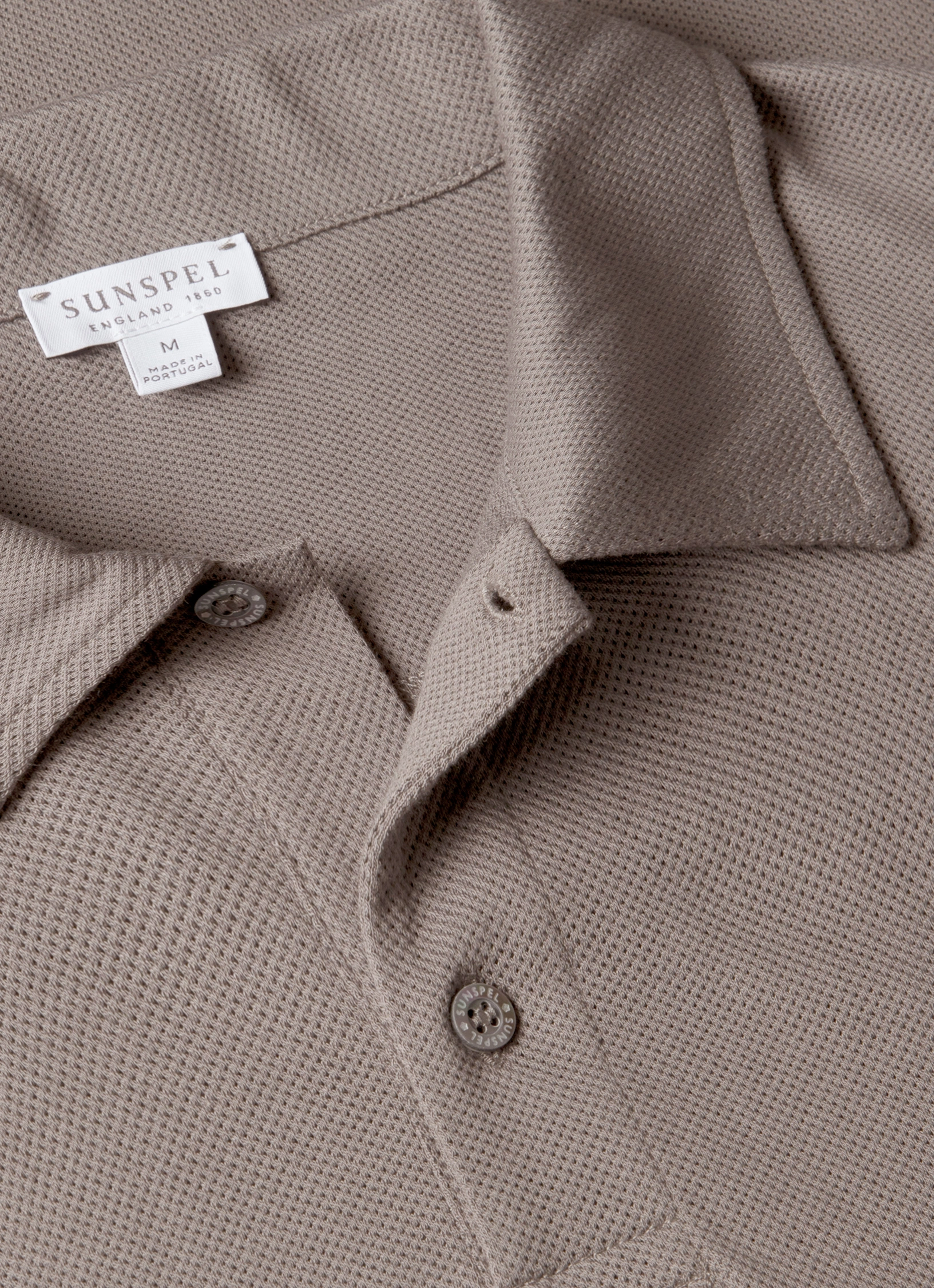 Men's Regular Fit Riviera Polo Shirt in Iron Grey Minimal Collection