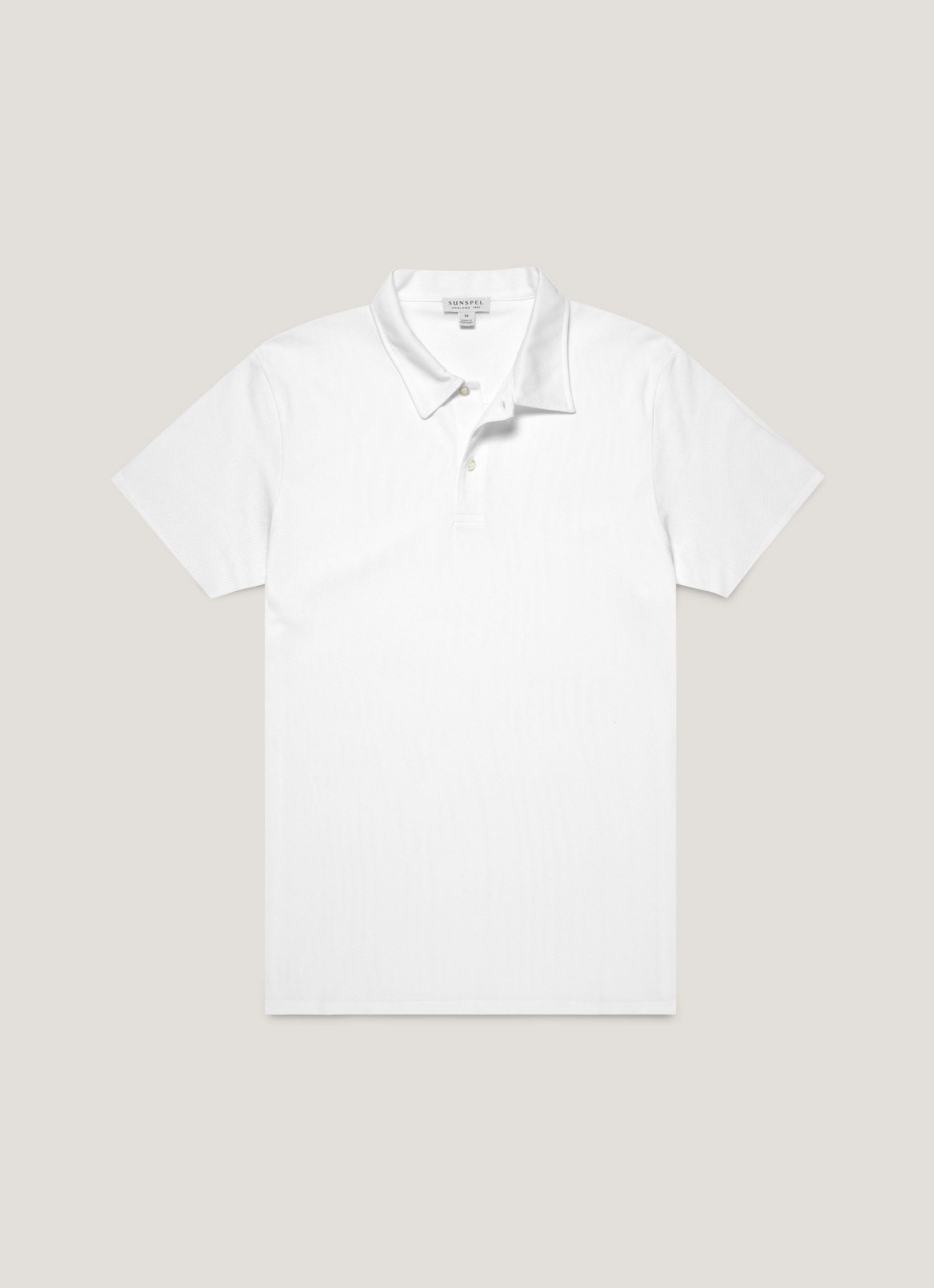 Timeless Ready Look Weekend Outfit Look Men's Regular Fit Riviera Polo Shirt in White