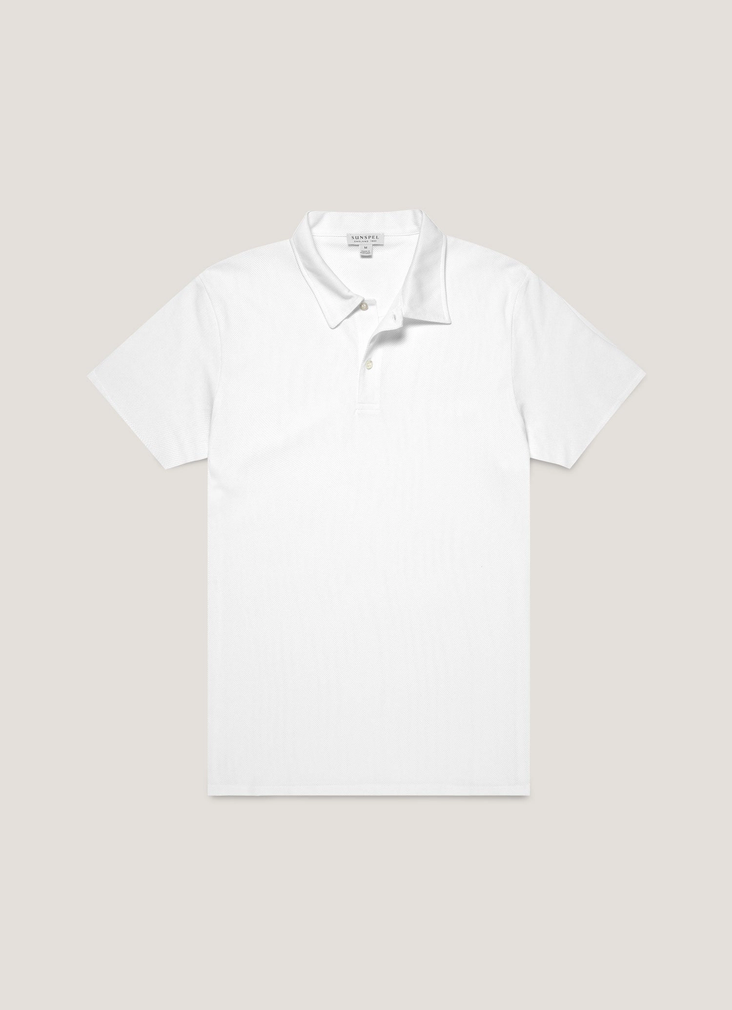 Street Fashion Look Men's Regular Fit Riviera Polo Shirt in White