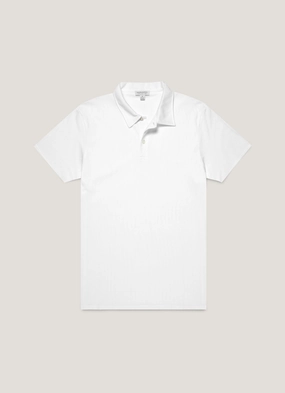 Street Fashion Look Men's Regular Fit Riviera Polo Shirt in White