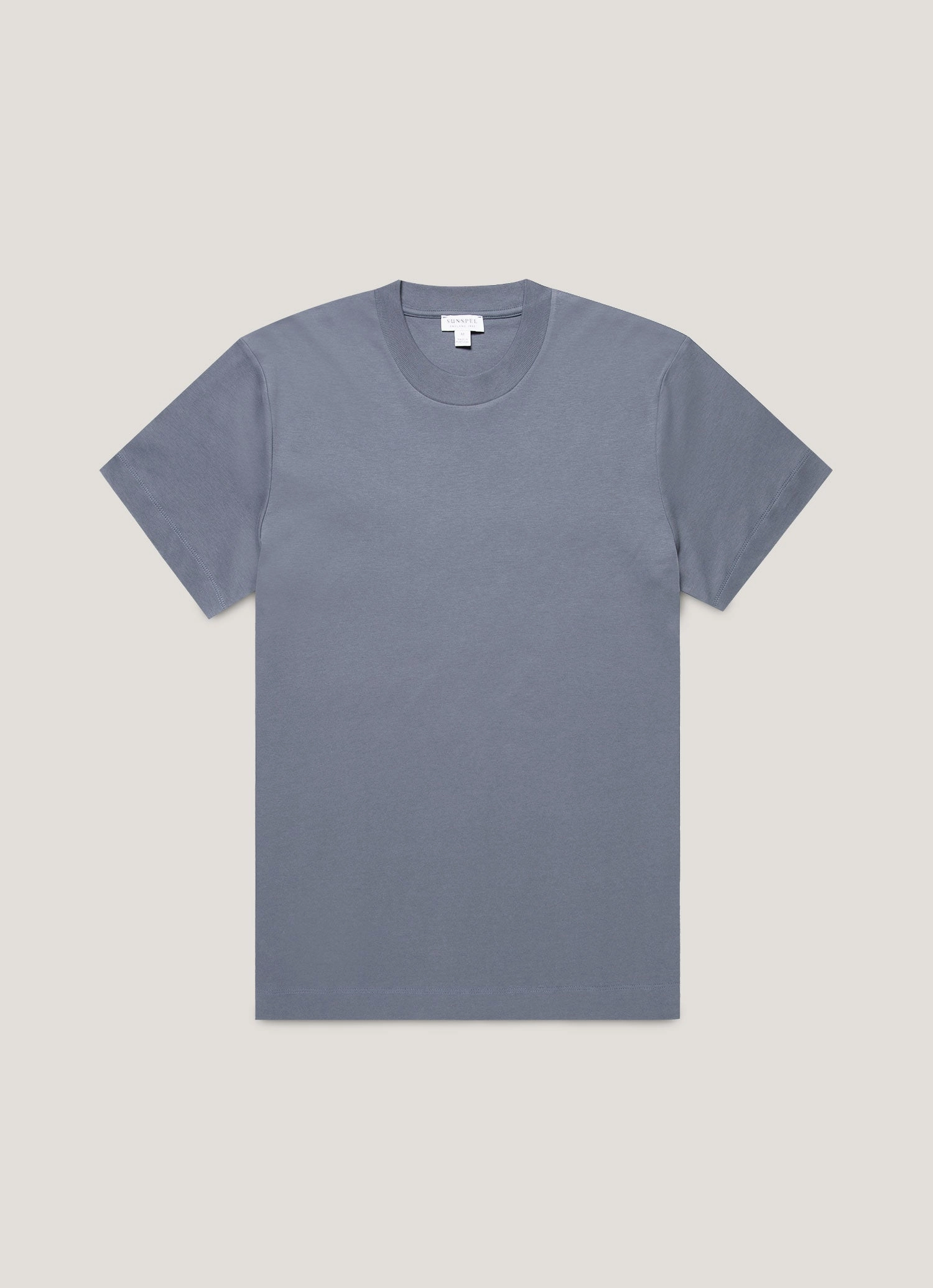 Urban Look Style Everyday Path Men's Relaxed Fit Heavyweight T-shirt in Slate Blue