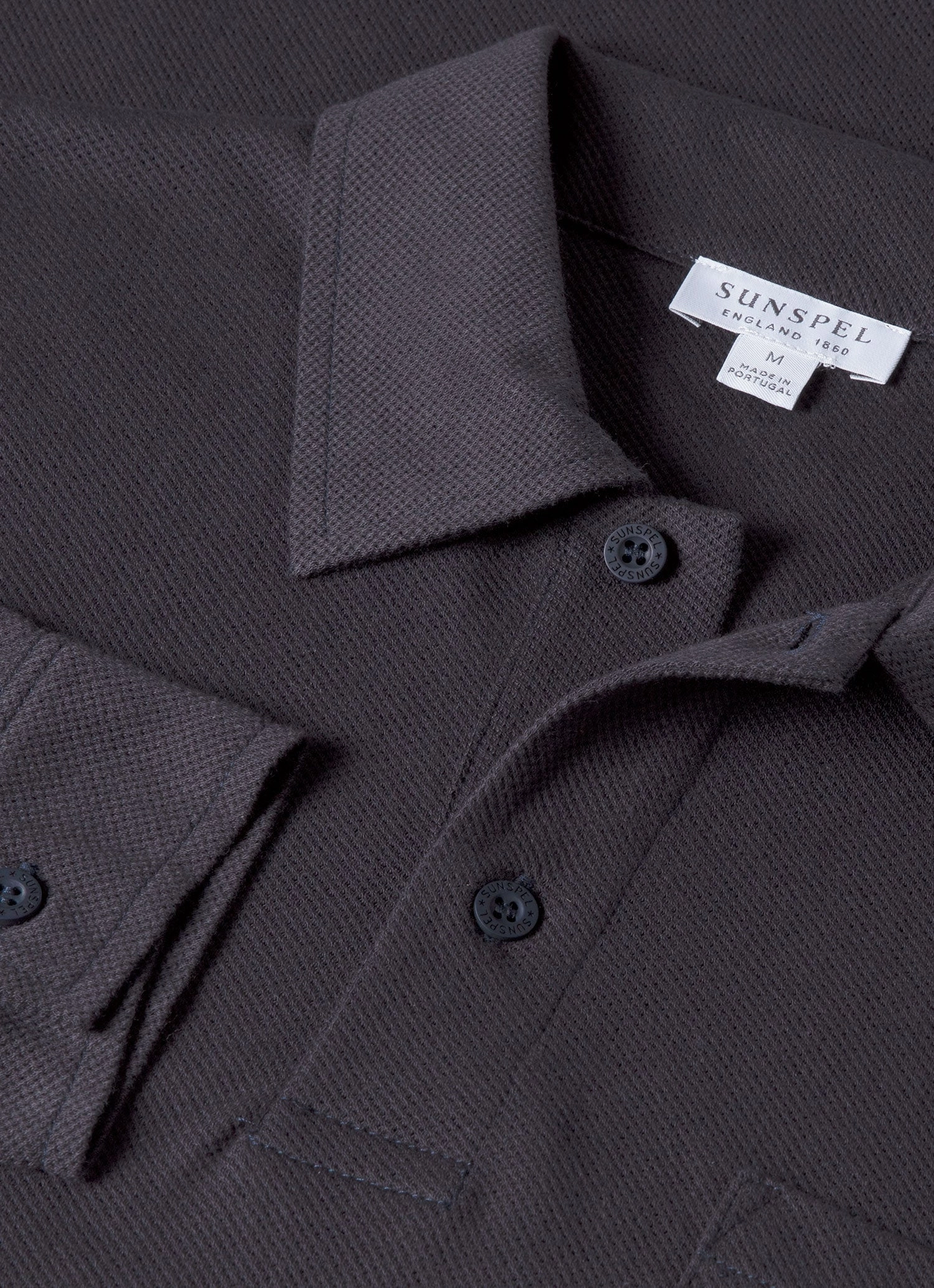 Men's Riviera Long Sleeve Polo Shirt in Navy Versatile Wear Street