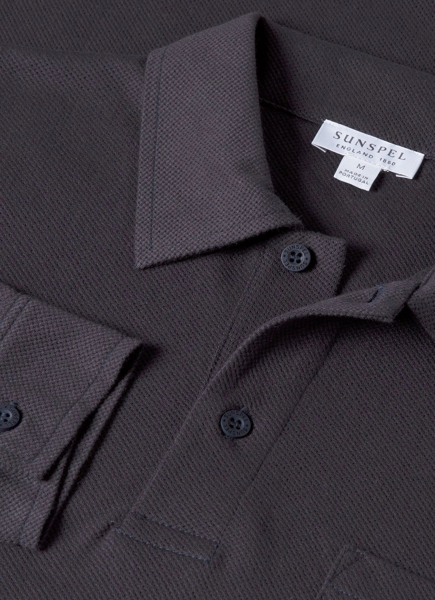 Men's Riviera Long Sleeve Polo Shirt in Navy Versatile Wear Street