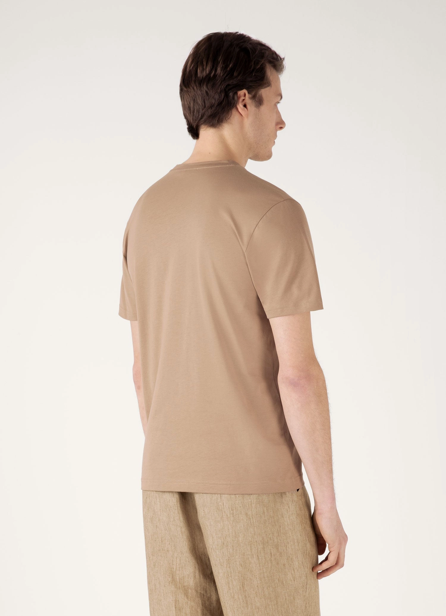 Men's Riviera Midweight T-shirt in Dune Comfort Look