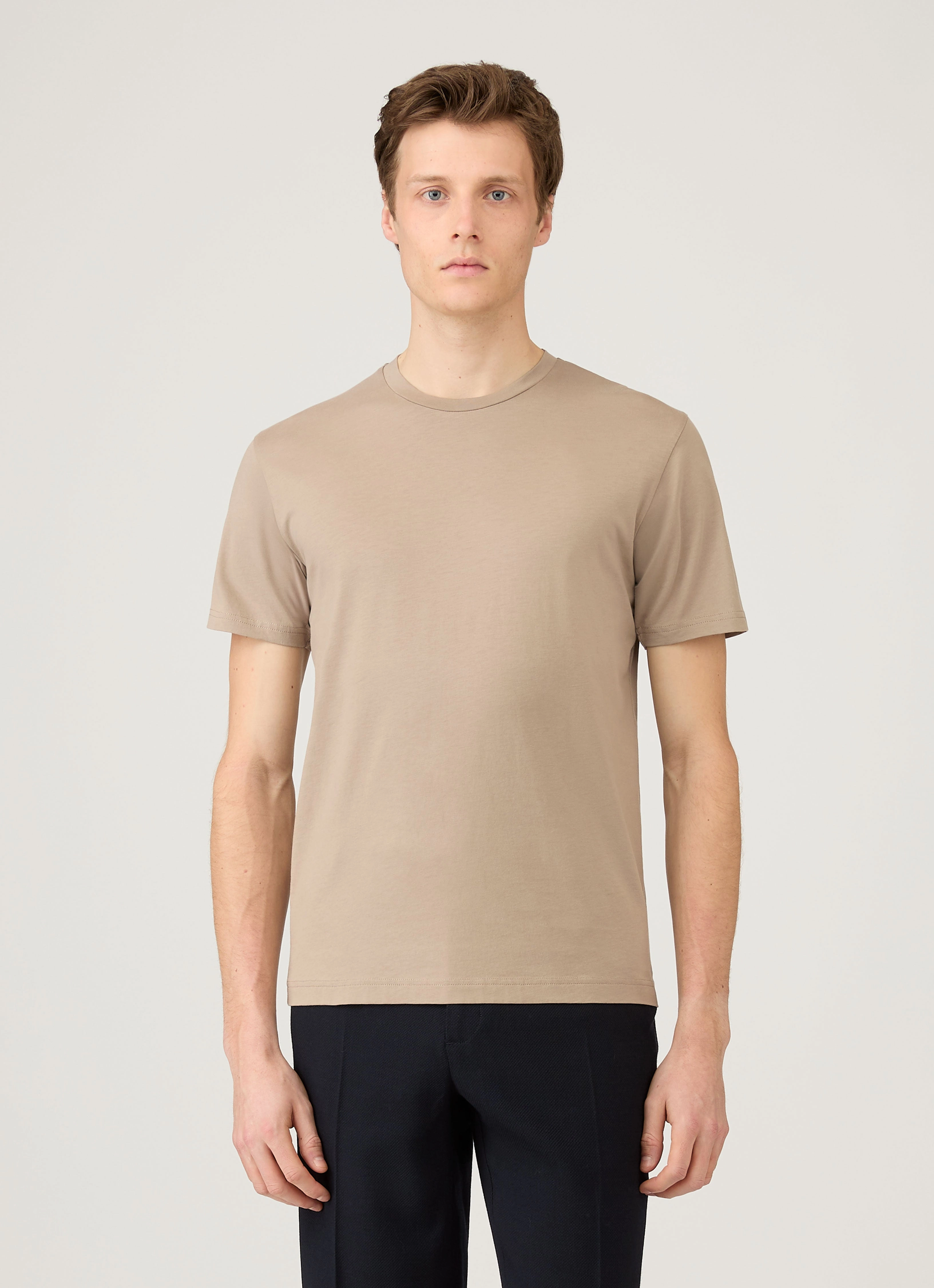 Men's Riviera Midweight T-shirt in Mink Trend Setter