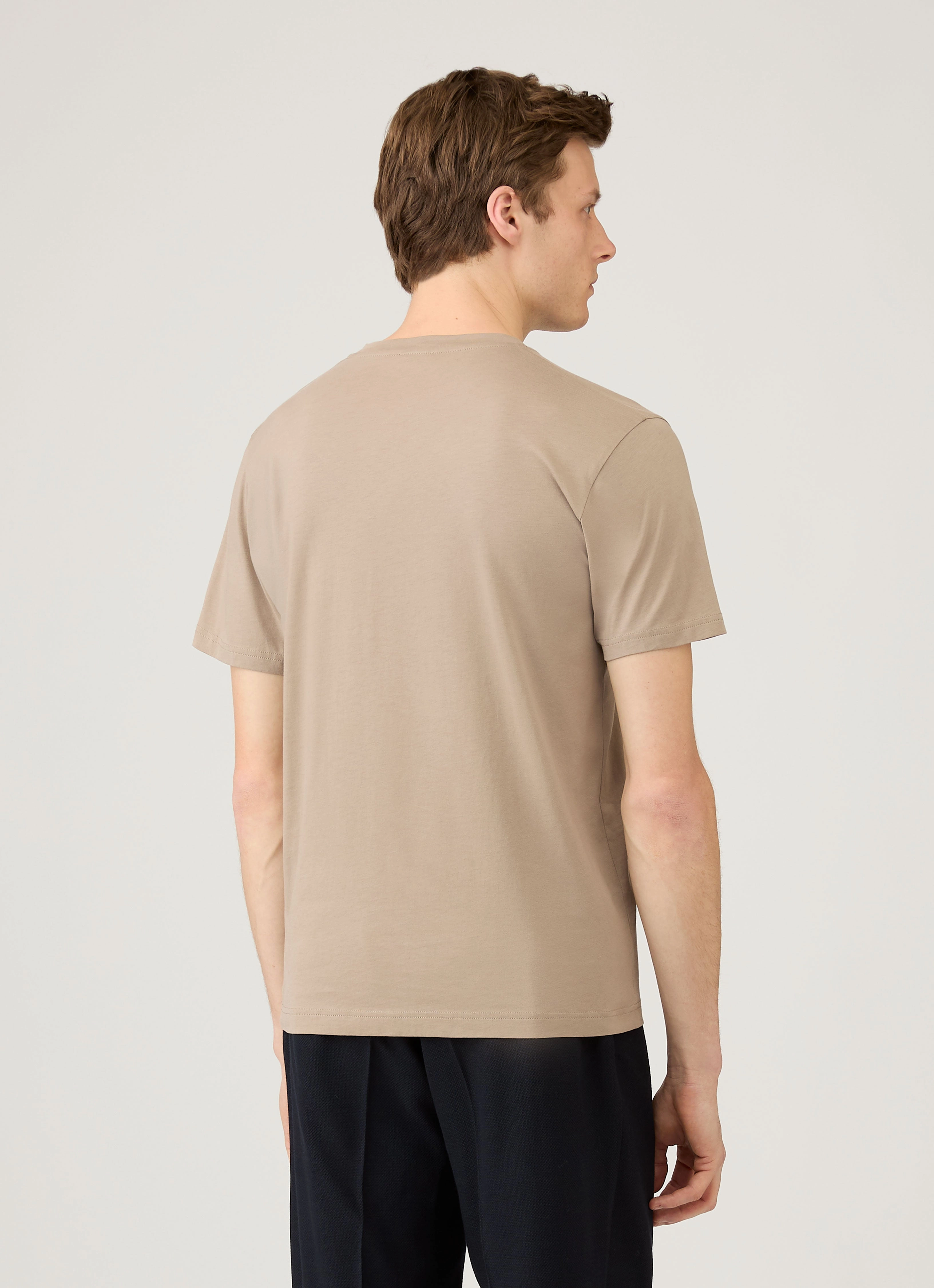 Men's Riviera Midweight T-shirt in Mink Trend Setter