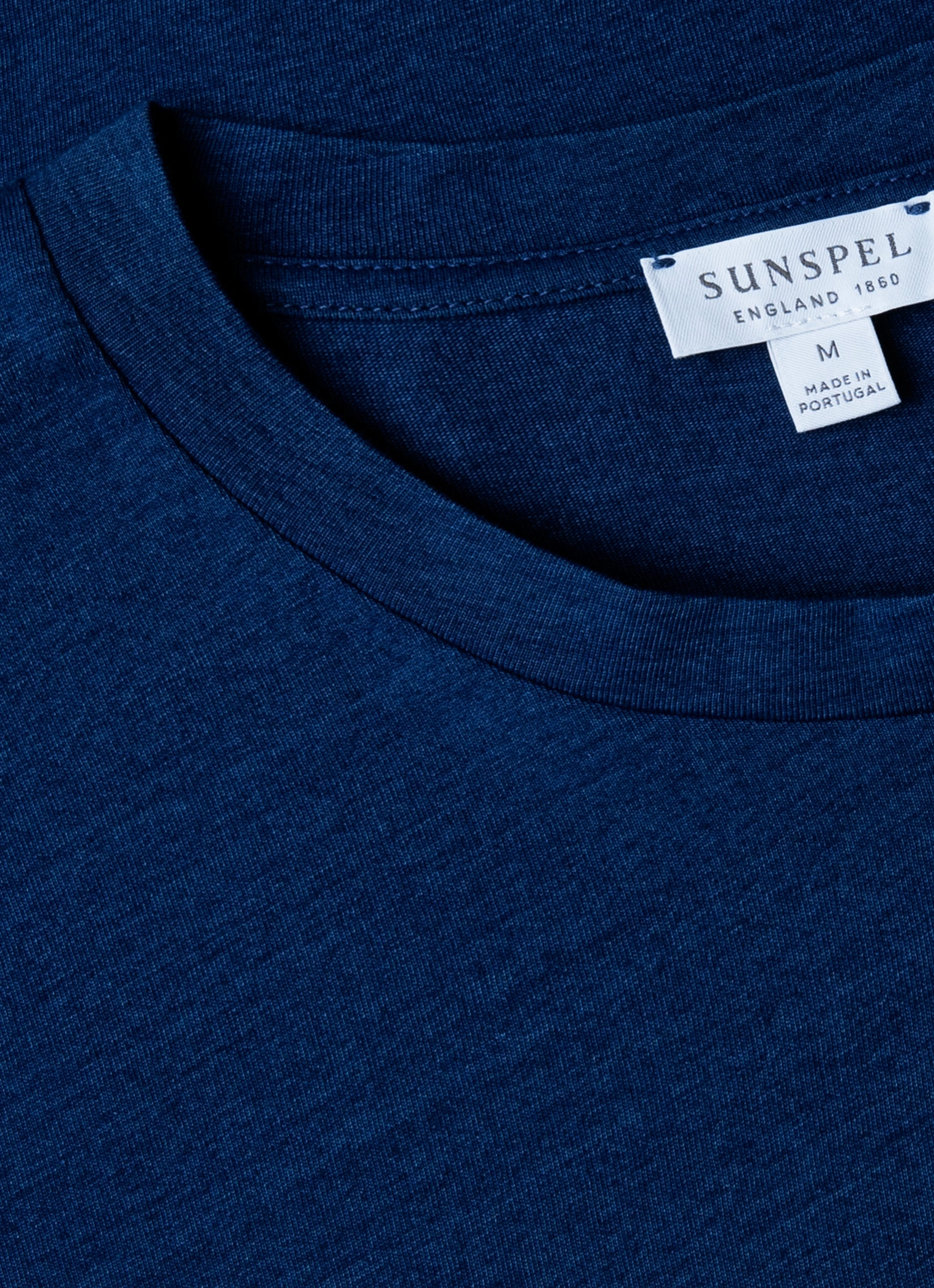 Men's Riviera Midweight T-shirt in Real Indigo Soft Edition