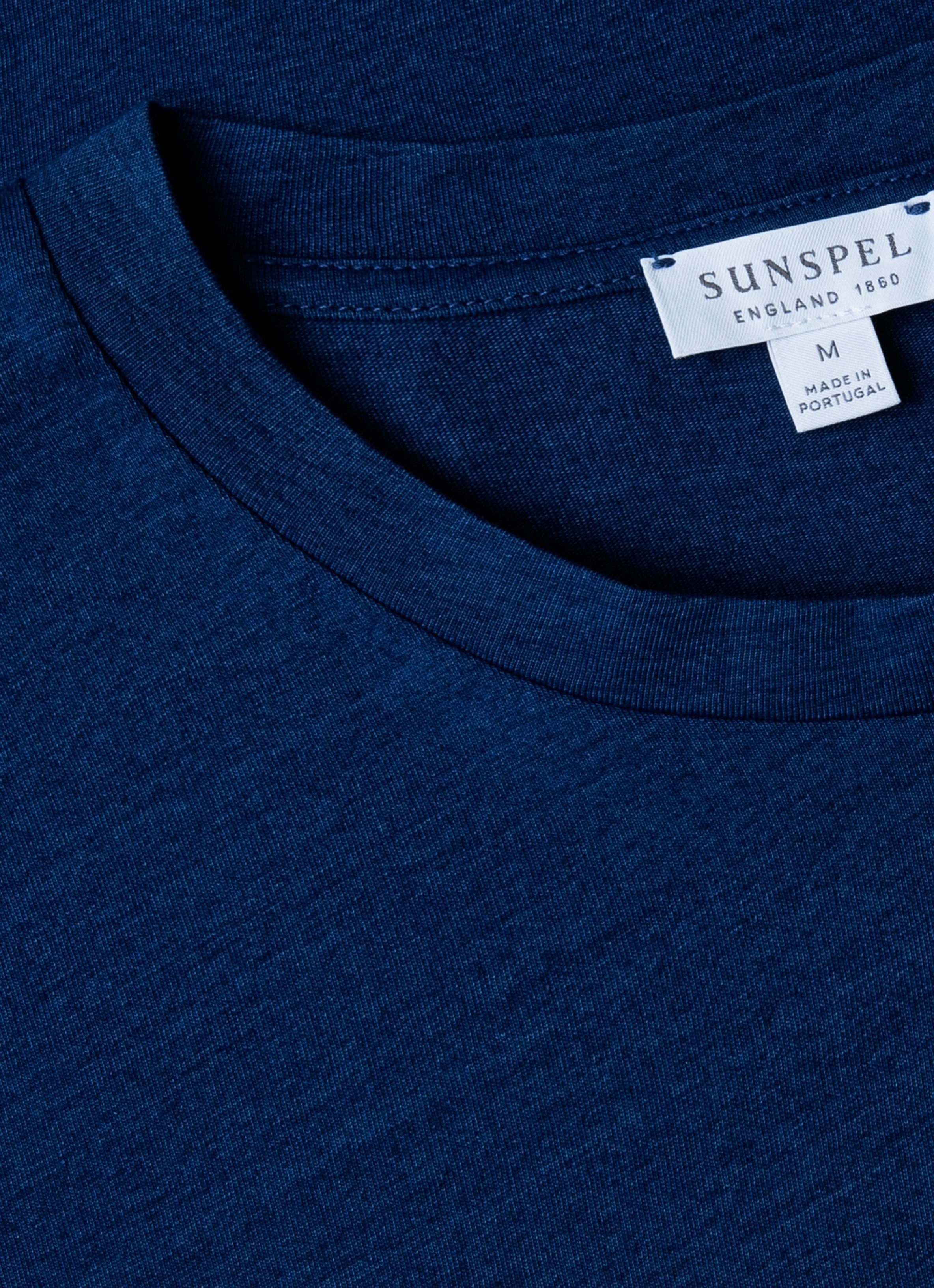 Men's Riviera Midweight T-shirt in Real Indigo Soft Edition